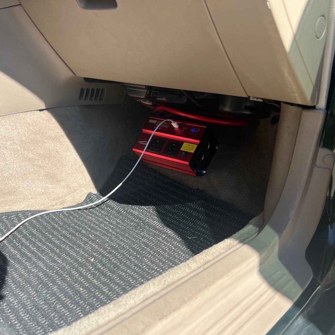 TWING Car 1000w Inverter, 12v DC to 110v Power Inverters for Vehicles 1000 watt with Dual AC Outlets 3.0A USB and Type-C customer photo 1