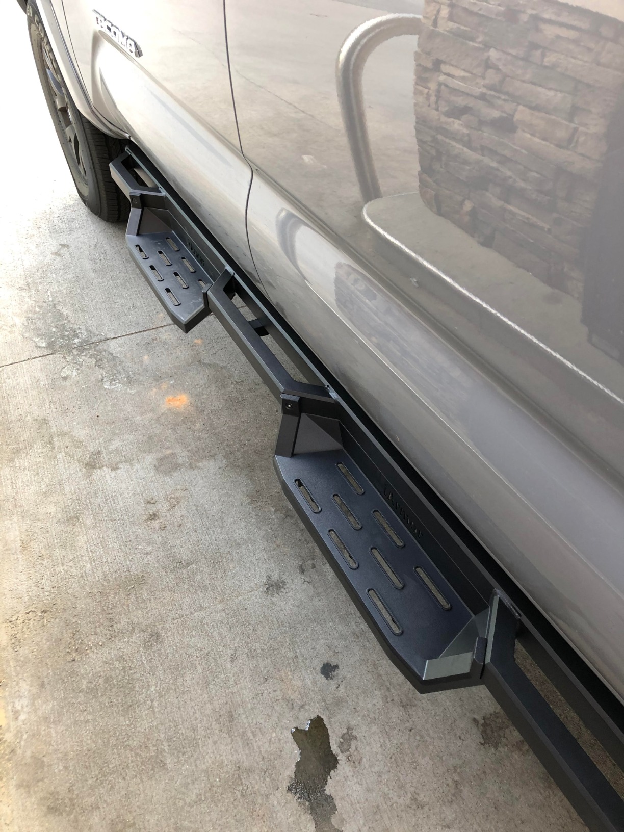 APS Stainless Steel Pocket Steps Running Boards Compatible with Toyota Tacoma 2005-2023 Double Crew Cab customer photo 1