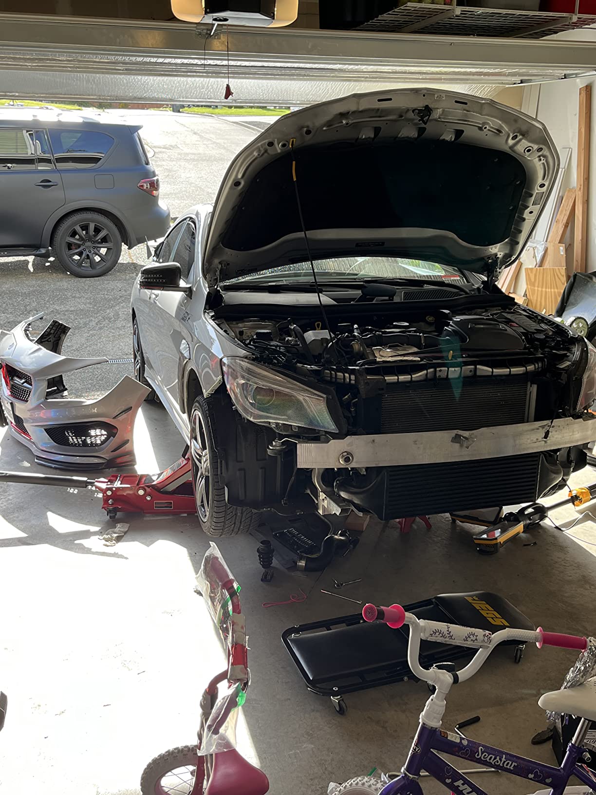 Powerbuilt 3 Ton, Bottle Jack and Jack Stands in One, 6000 Pound Capacity, All-in-One Car Lift, Heavy Duty Vehicle Unijack, Wide Base, 620471 customer photo 2