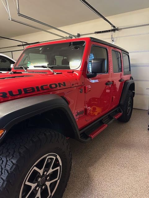 OEDRO 6 inch Running Boards, Drop Side Steps Compatible with 2018-2026 Jeep Wrangler JL 2 Door customer photo 2