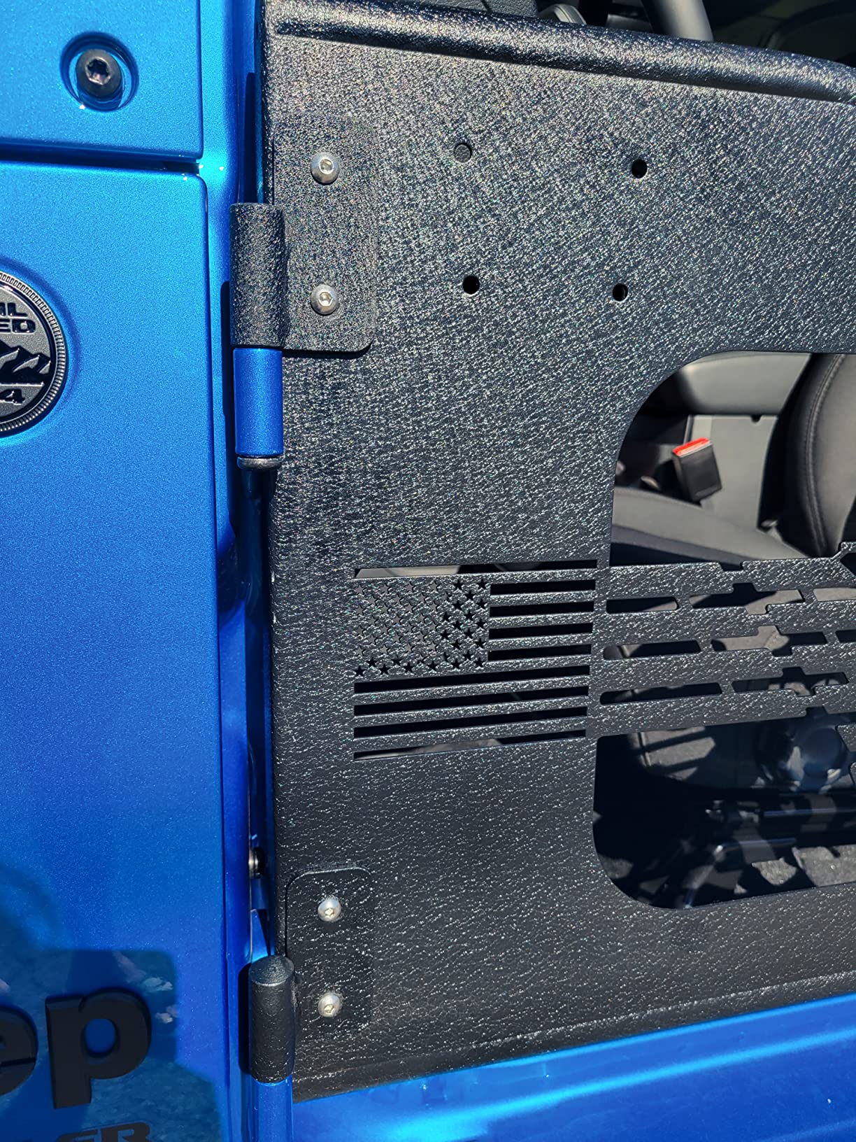 JROAD Jeep Wrangler JK Summer Tubular Half Doors Fit For 2007-2018 Jeep Wrangler JK Unlimited 4-Door Soldier Pattern Front & Rear Tube Doors With Side View Mirror customer photo 2