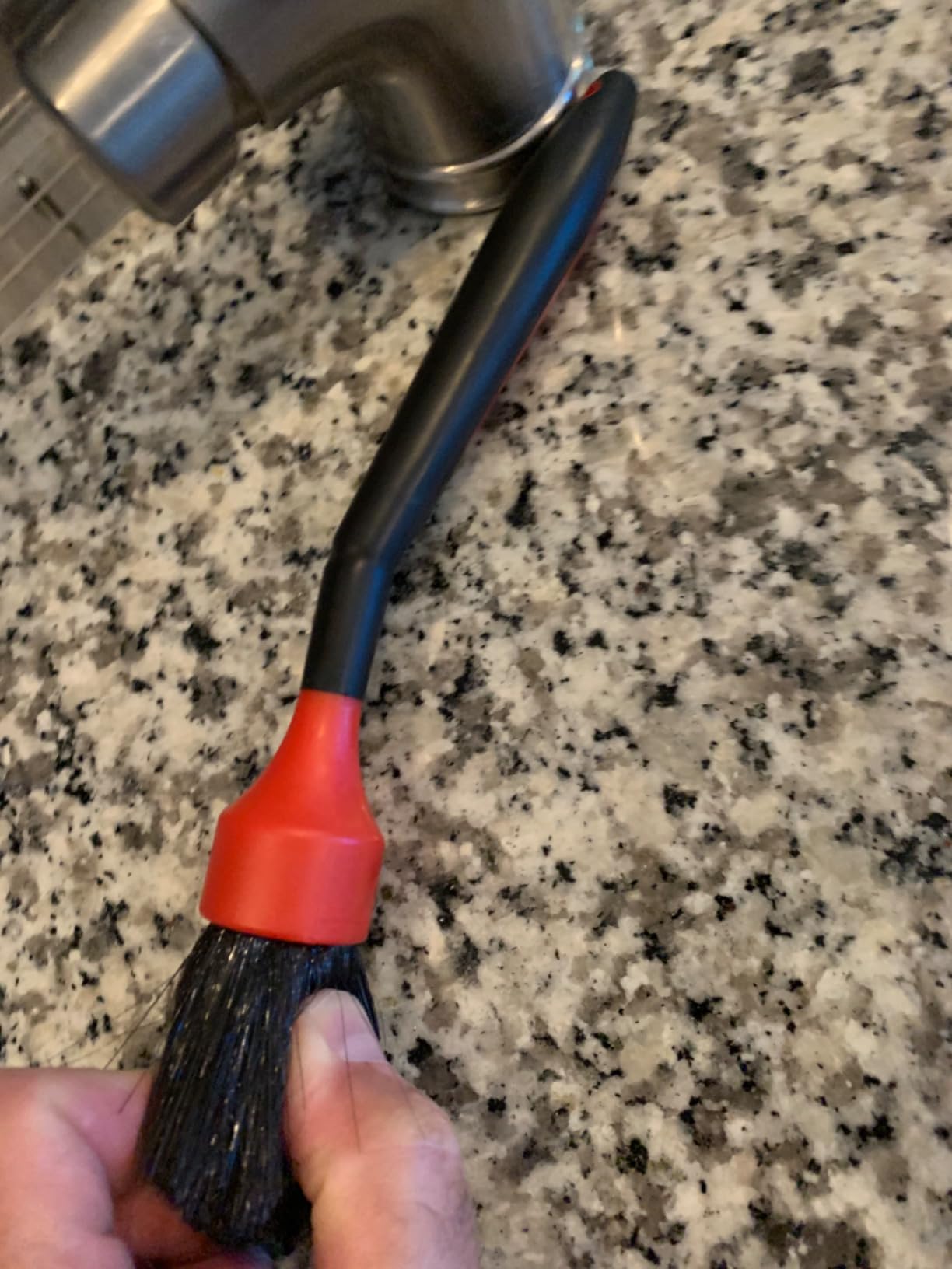 Adam's Polishes Lug Nut Brush - Car Detailing Brush for Wheel Cleaning | Chemical Resistant Bristles Against Tough Acid Wheel Cleaner or Rim Cleaner | Rubberized Wheel Brush for Safe Car Cleaning customer photo 2