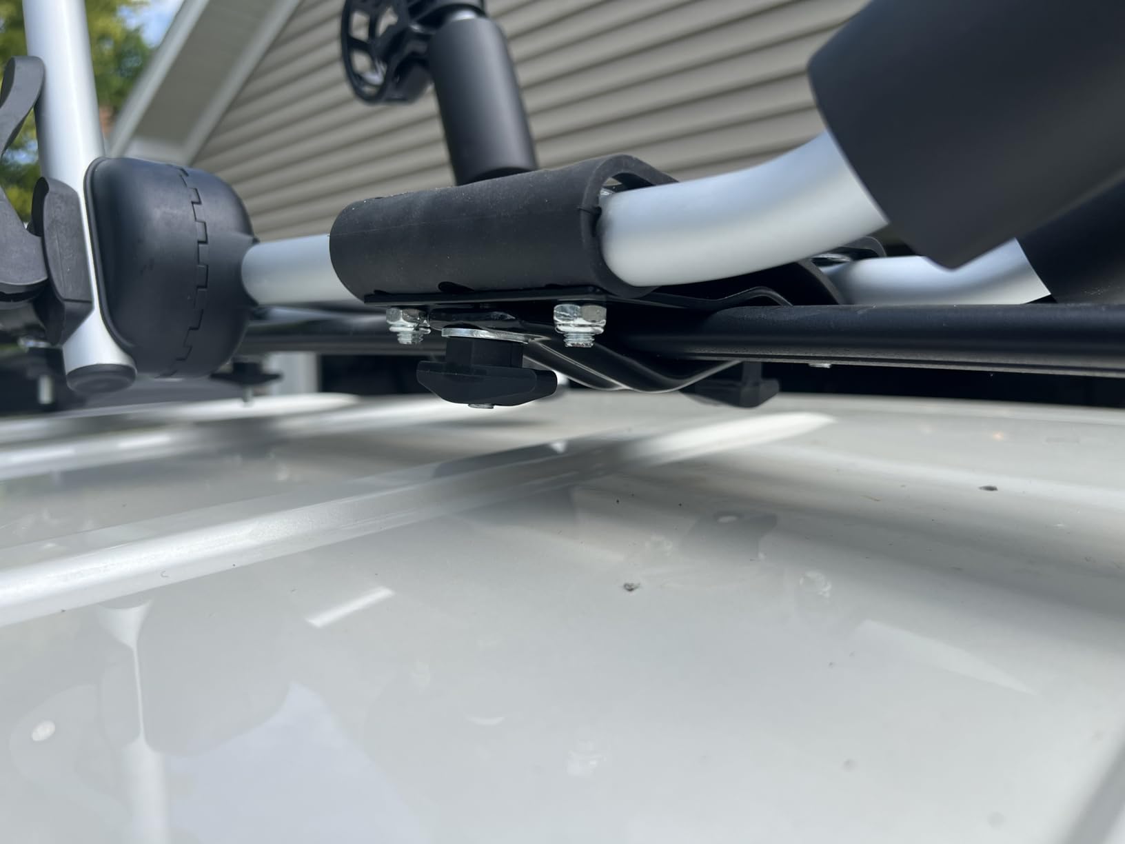 ARTIPOLY Kayak Roof Rack for 2 Kayaks, 4-in-1 Multifunction Bilateral Kayak & Canoe Car Racks J-Bar with Paddle Holder for Easy Mount Kayak/Surf/Ski/Canoe/SUP on SUV, Car and Truck Crossbar customer photo 1