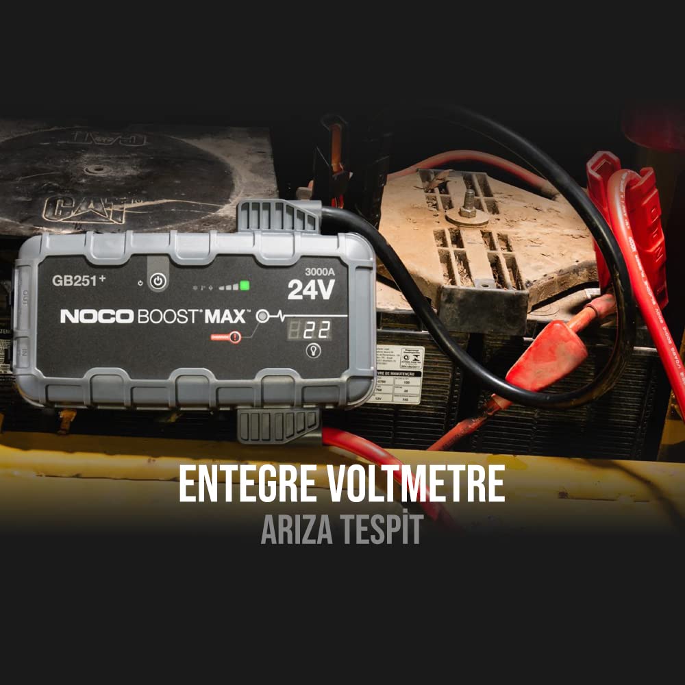 NOCO Boost Max GB251: 3000A UltraSafe Jump Starter - 24V Lithium Battery Booster Pack, Portable Jump Box, Power Bank & Jumper Cables - for 32L Gas and Diesel Engines customer photo 2