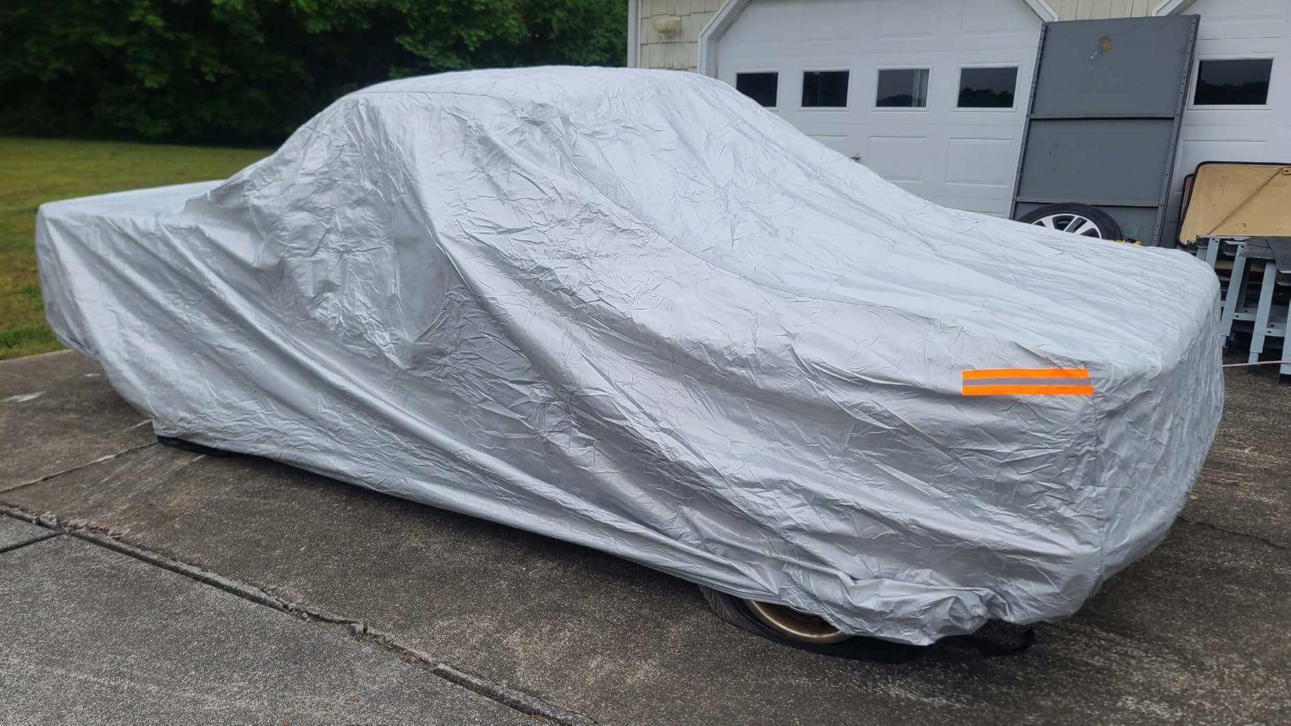EzyShade 10-Layer Car Cover Waterproof All Weather - Size A5 (Universal Fit for Sedan/Hatchback) customer photo 1