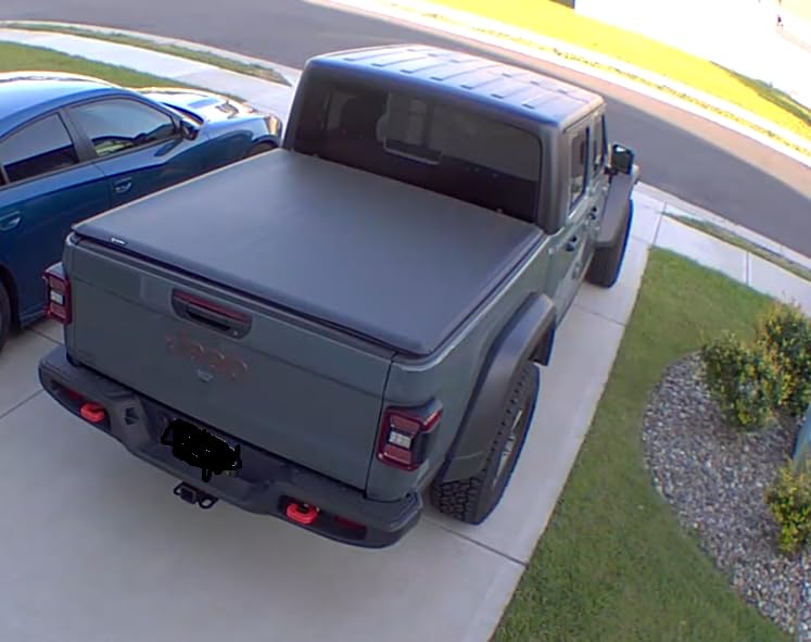 YITAMOTOR Soft Roll Up Truck Bed Tonneau Cover Compatible with 2020-2026 Jeep Gladiator JT 5 ft Bed w/o Trail Rail System customer photo 1