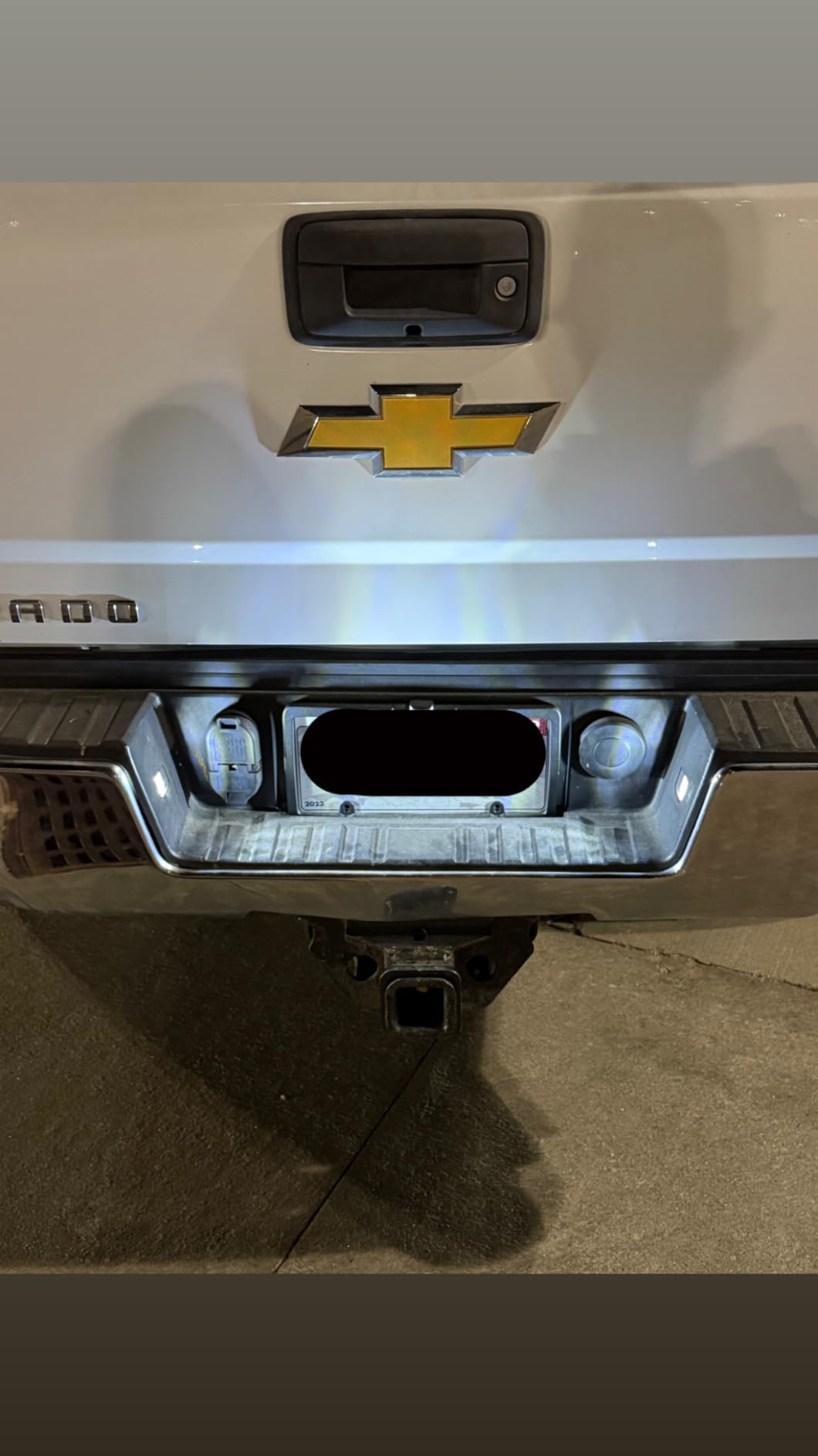 POPMOTORZ LED License Plate Light Compatible with 2014-2022 Chevy Silverado GMC Sierra 1500 2500HD 3500HD 2015-2021 Colorado Canyon Pickup Truck 6000K, White customer photo 1