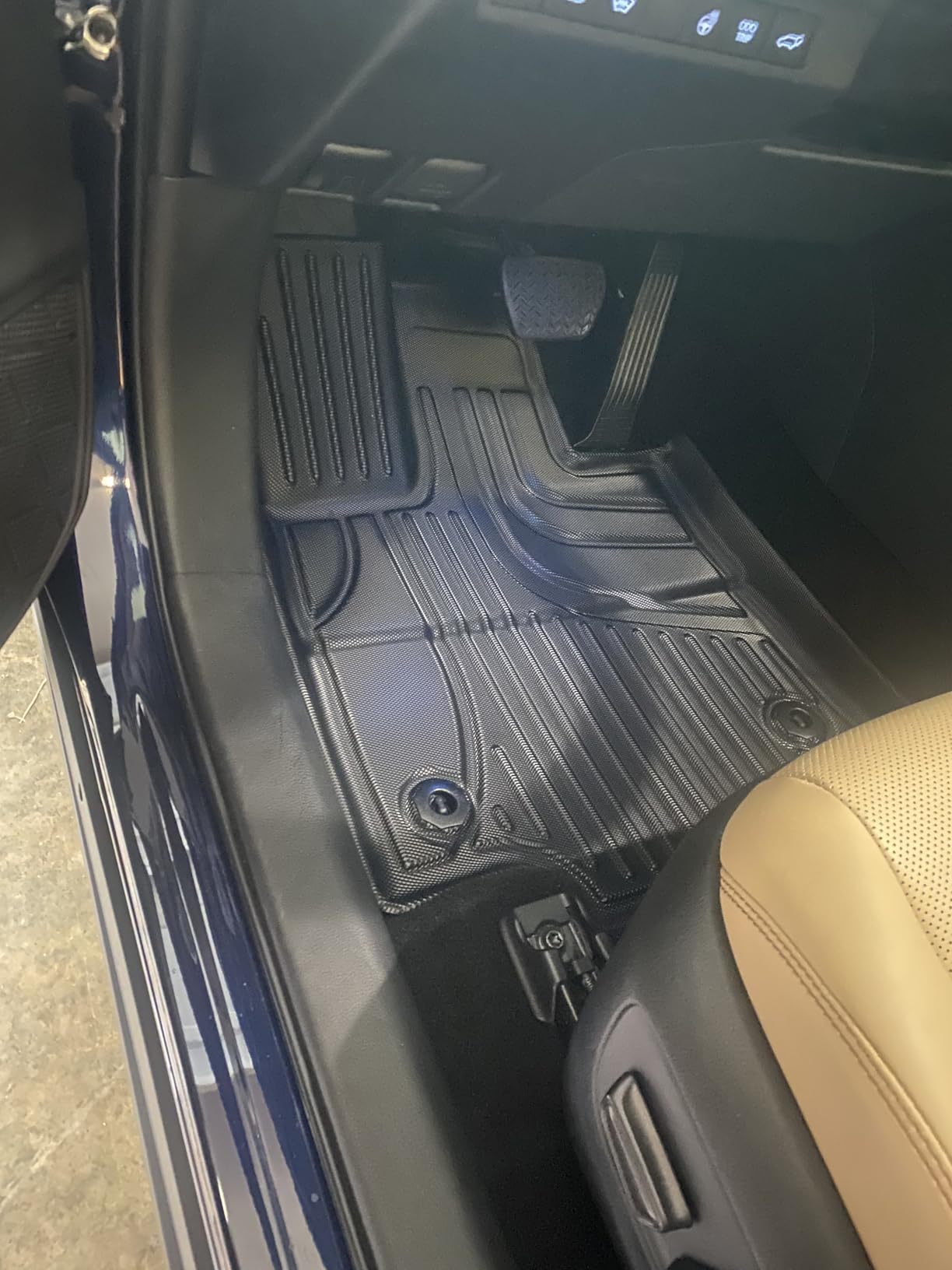 Floor Mats for Toyota RAV4 2019-2025 (Not for Hybrid or 2026) 1st & 2nd Row | Custom Fit All-Weather Protection, Easy to Clean, Waterproof, Odorless, Heavy Duty, Black customer photo 1
