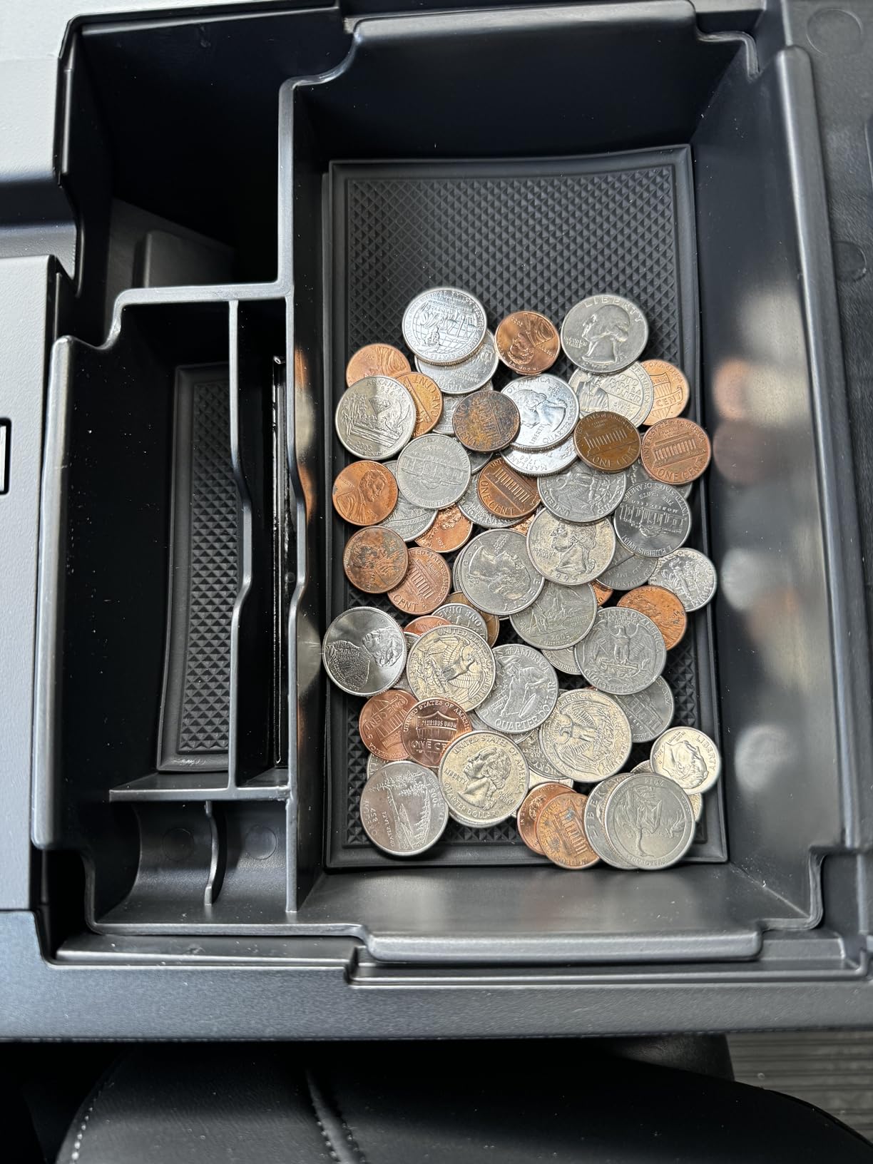 Compatible with Ford Mustang Mach-E 2021 2022 2023 2024 Accessories Center Console Organizer Interior Storage Box Tray customer photo 2
