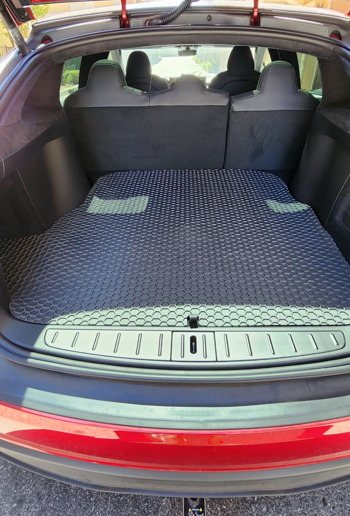 TOUGHPRO Frunk Mats Accessories for Tesla Model X Long Range/Plaid All Weather Heavy Duty Black Rubber 2022 2023 2024 2025 2026 customer photo 1