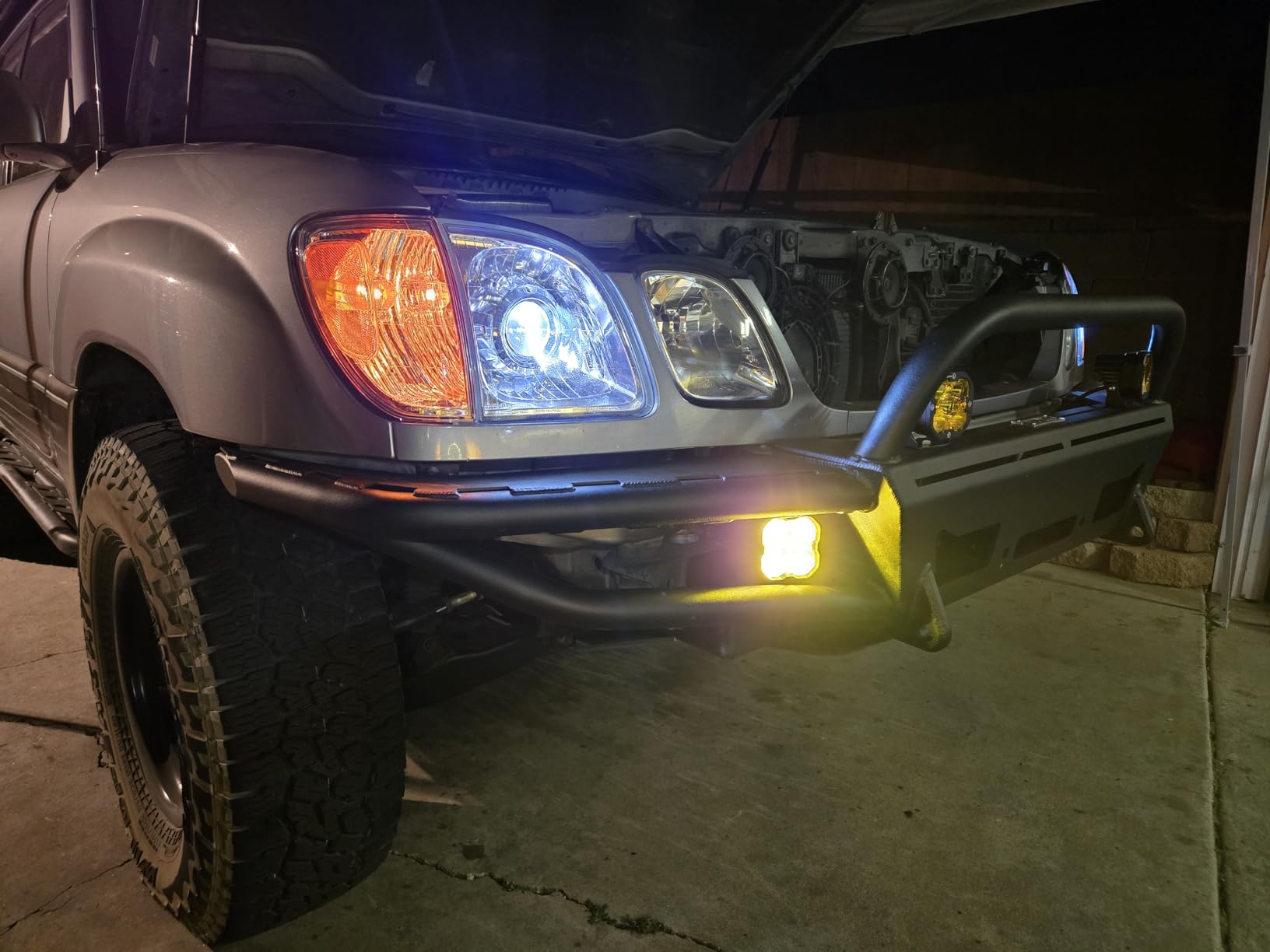 Diode Dynamics SS3 SAE Yellow Sport LED Pod (pair), SAE Fog with Amber Backlight customer photo 2
