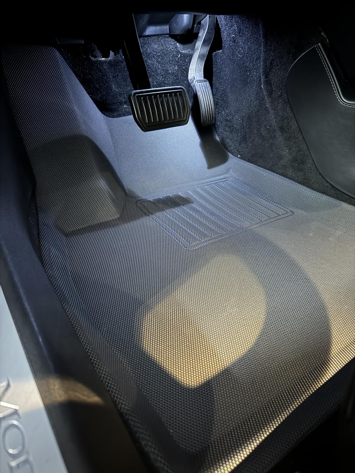TAPTES for Tesla Model S Floor Mats 2019 2018 2017 2016 2015, Premium All Weather Anti-Slip Waterproof Floor Liners Car Interior Accessories - Compatible for Model S 2015-2019 (3 Pieces/Set) customer photo 2