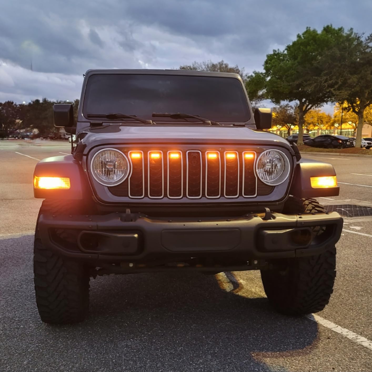 Kojem Front Bumper Skid Plate Compatible with 2018-2025 Jeep Wrangler 2020-2025 Jeep Gladiator Steel Skid Plate Cover Replacement for 68293984AB customer photo 1