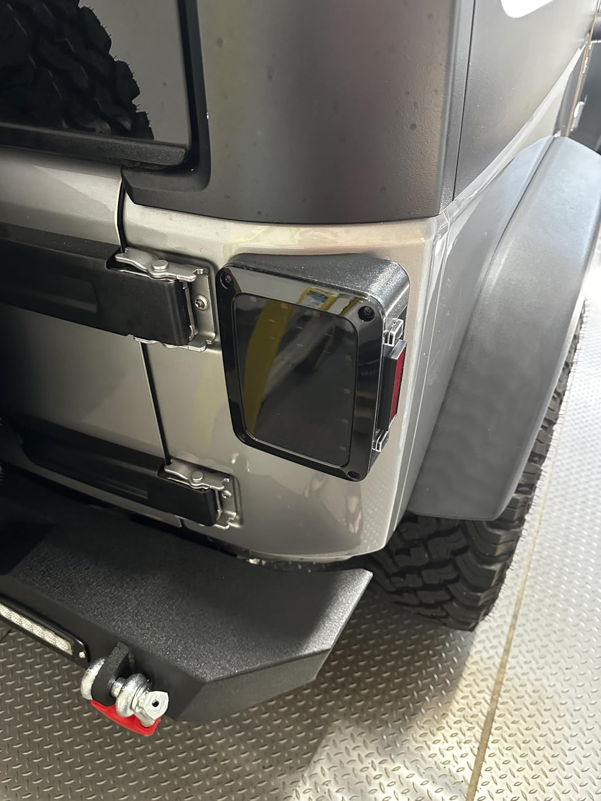 JHLion Jeep JK Tail Lights, Smoke Lens LED Tail Lights w/Turn Signal & Back Up Light with Brake Light for Jeep Wrangler JK JKU 2007-2018 (Smoke) customer photo 2