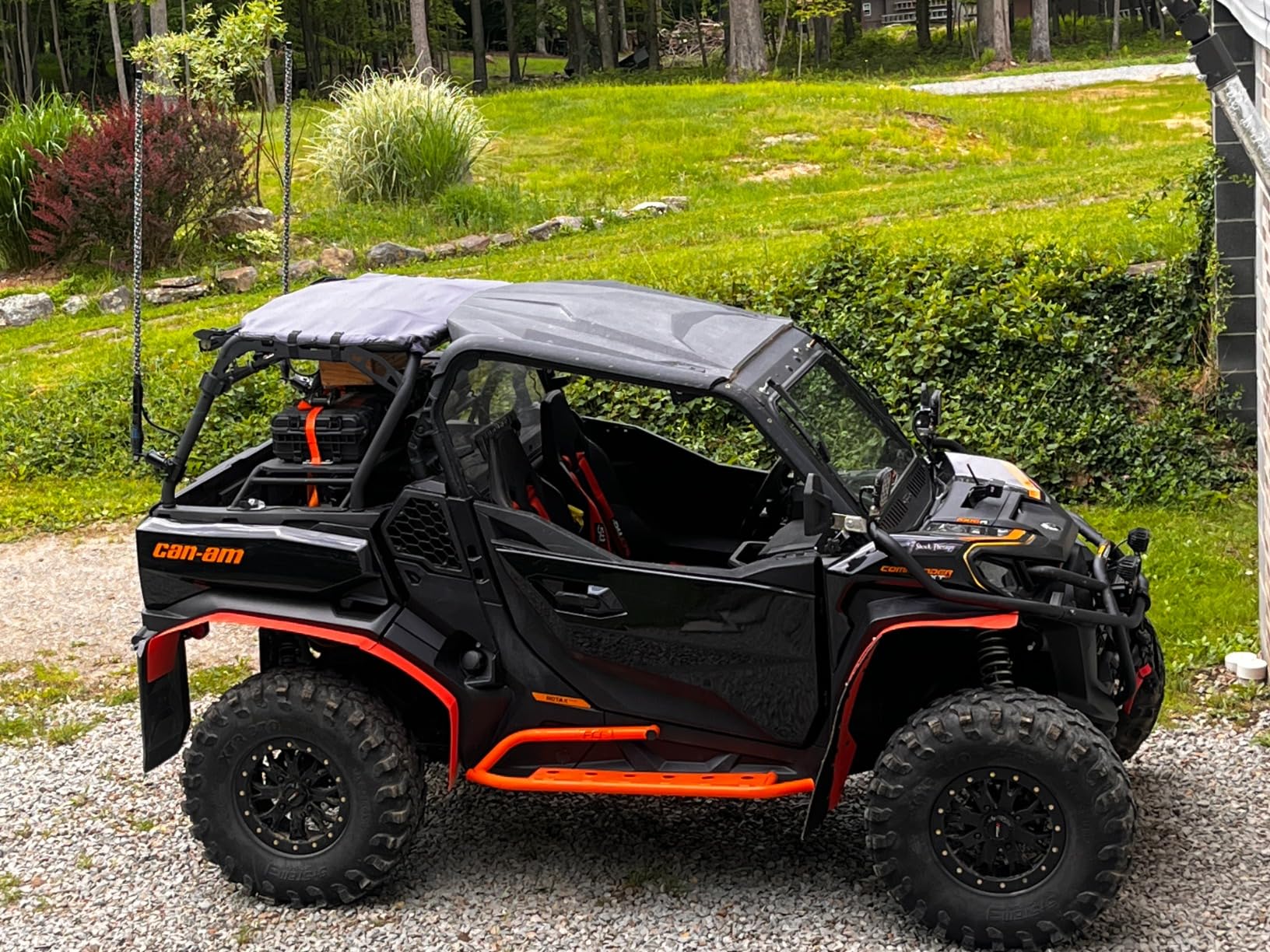 Ehaho 2 Pack 3FT Whip Lights with Spring Base, LED Whip Light with App & Remote Control, Spiral RGB Chasing Lighted Whips with Rocker Switch, Music Whip Light for UTV ATV Polaris RZR Can-Am SXS Truck customer photo 2
