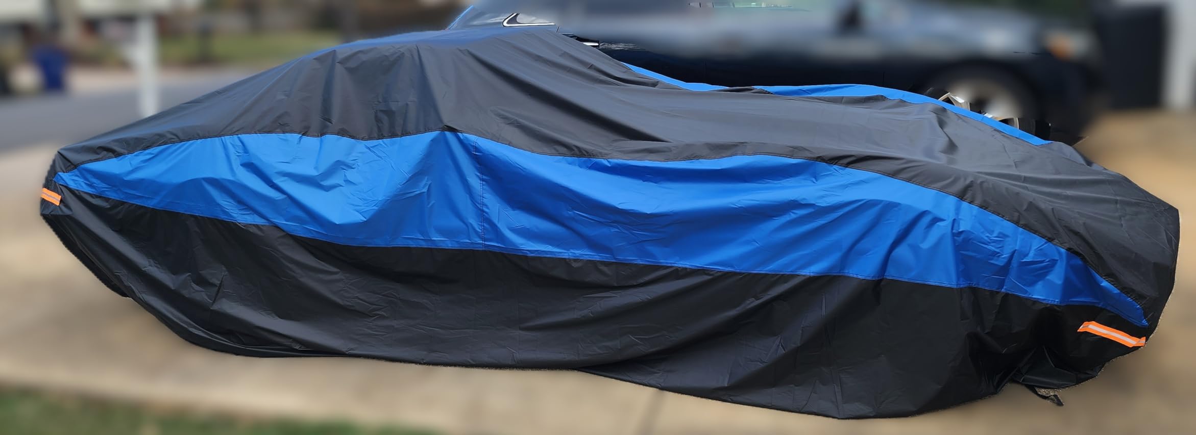 GUNHYI SUV Car Cover for Automobiles All Weather Waterproof, Universal Fit Ford Edge/Bronco, Chevrolet Equinox, Mazda CX-5, Hyundai Tucson, Volkswagen Tiguan, Volvo XC60 etc. customer photo 2