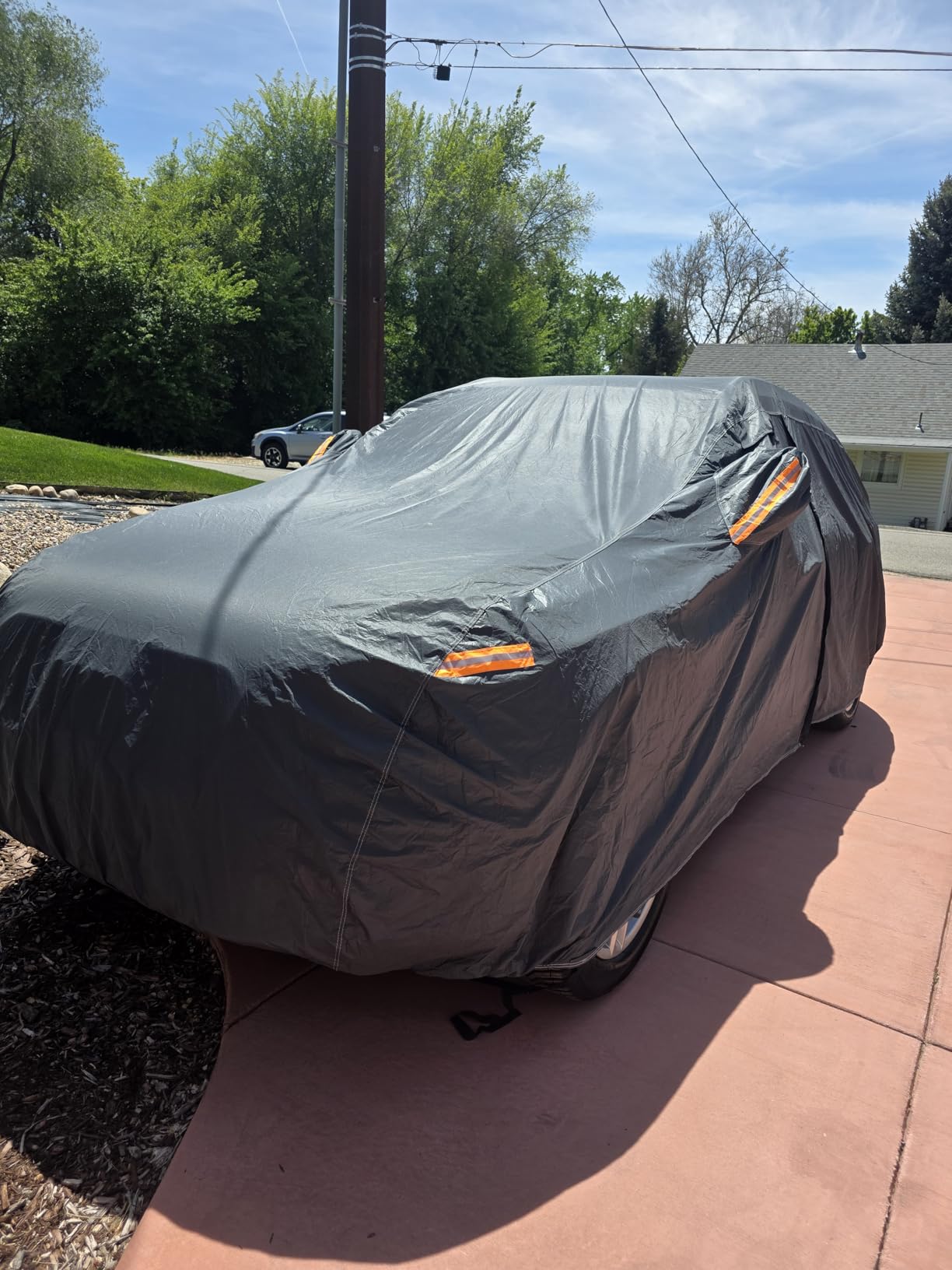 GUNHYI 16 Layers Heavy Duty SUV Car Cover Waterproof All Weather, customer photo 2