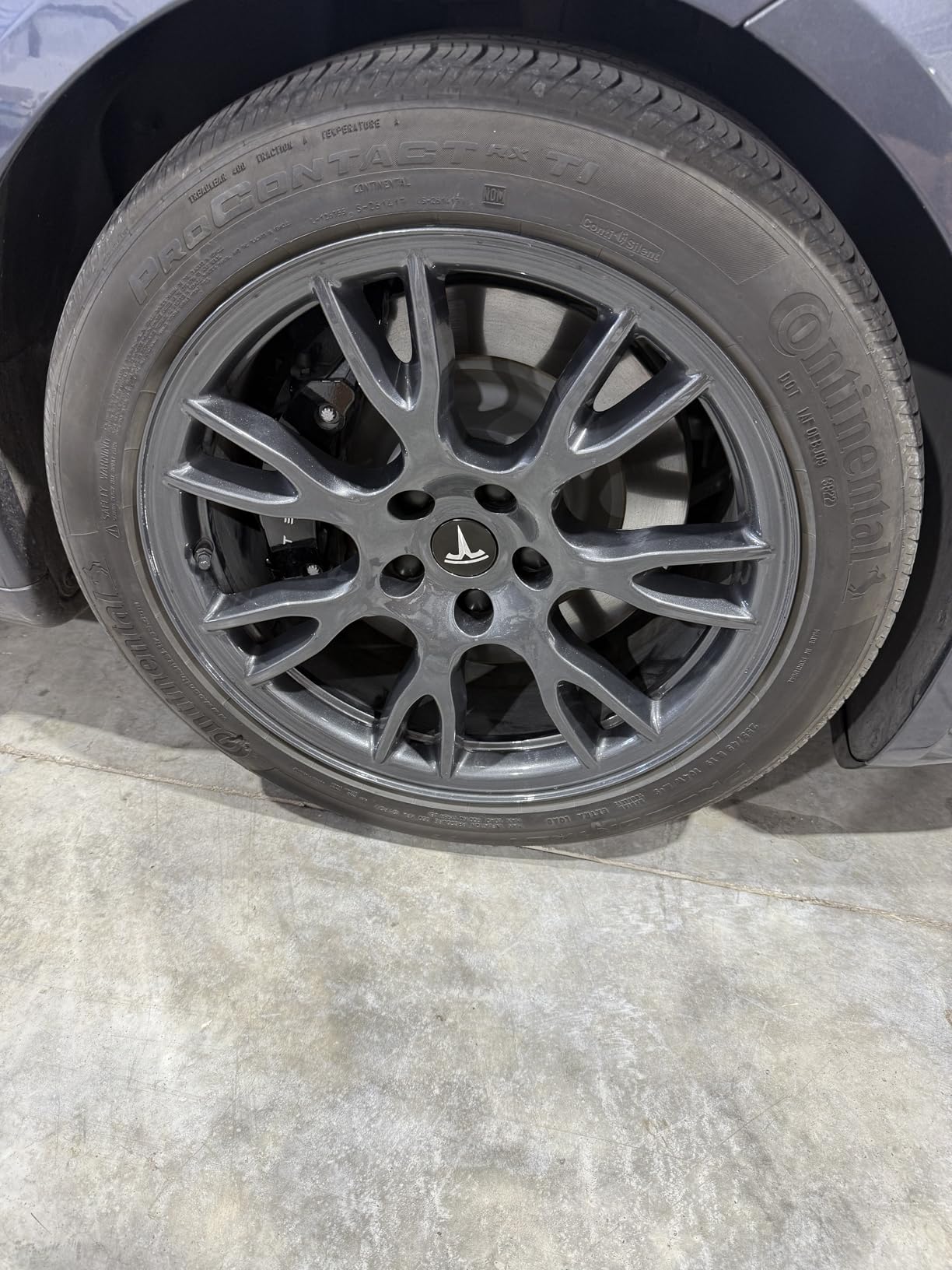 for Tesla Model 3 Y S X Wheel Hub Caps Center Cover Silver Matte (4PCS) Modification Hubcaps for Tesla Accessories customer photo 2