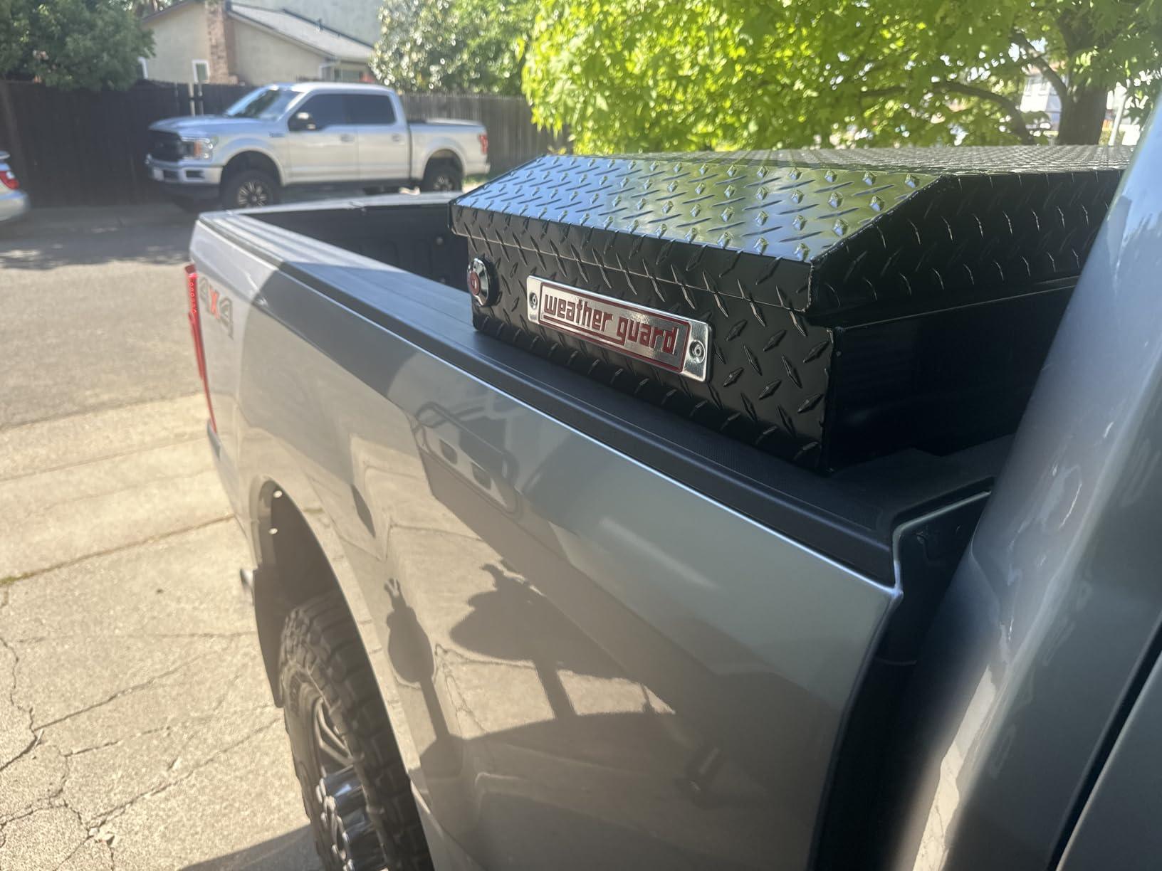 Weather Guard Saddle Truck Tool Box Aluminum Full Deep Gloss Black customer photo 2