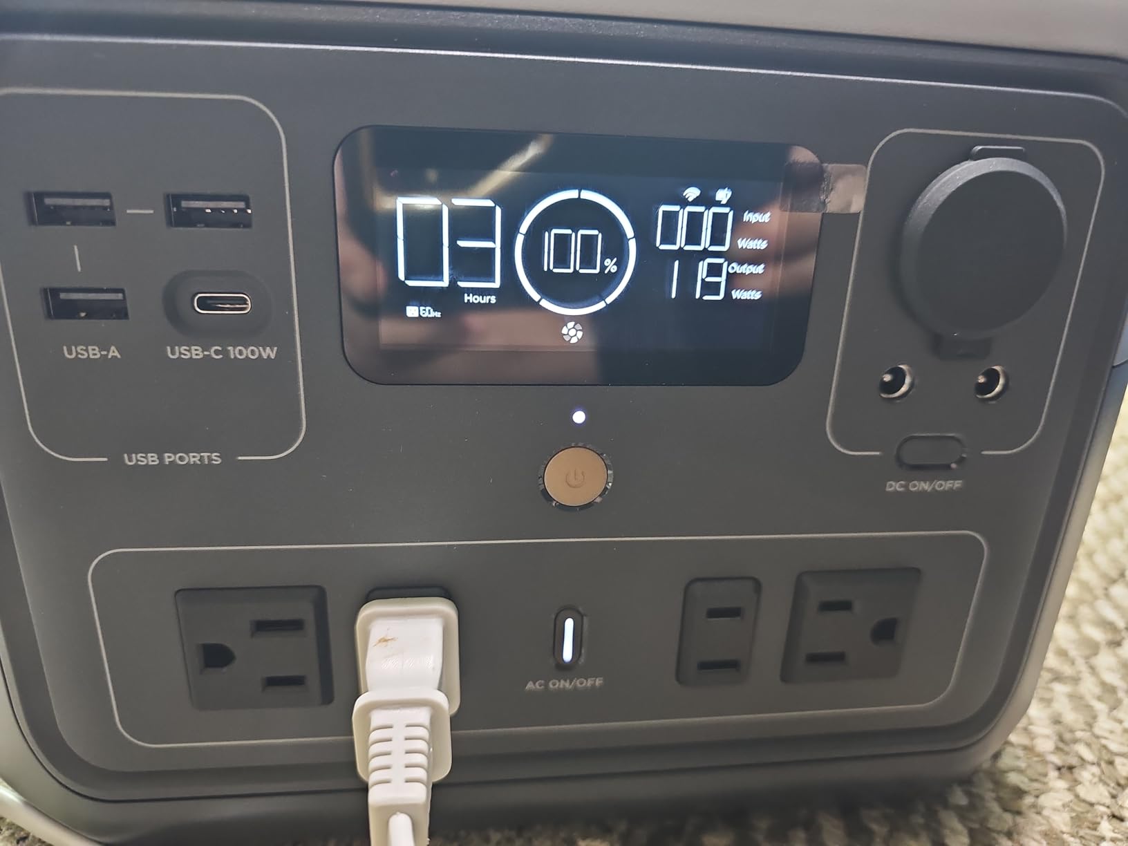 EcoFlow Portable Power Station RIVER 2 Max, 512Wh LiFePO4 Battery, 1 Hour Fast Charging, Up To 1000W Output Solar Generator for Outdoor Camping/RVs/Home Use customer photo 1