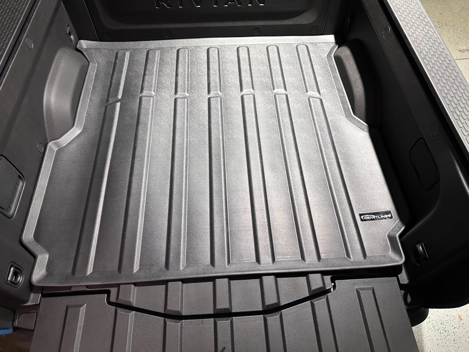 SMARTLINER Custom Fit All Weather 2 Row Floor Mat Liner Set Compatible with 2022-2024 Rivian R1T customer photo 1