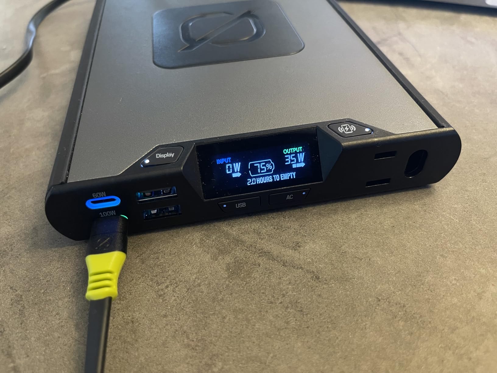 Sherpa 100AC (New) Wireless Portable AC Power Bank 100W USB-C Power Delivery 25600mAh (4th Generation) customer photo 1