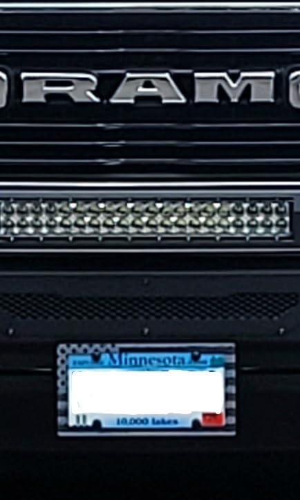 20 Inch LED Light Bar Kit, AKD Part 200W 5D Lens Offroad Driving Light Spot Flood Combo Double Row LED Work Lights Super Bright Bumper Grille Light Bar for Trucks Pickup SUV UTV ATV Boat customer photo 2