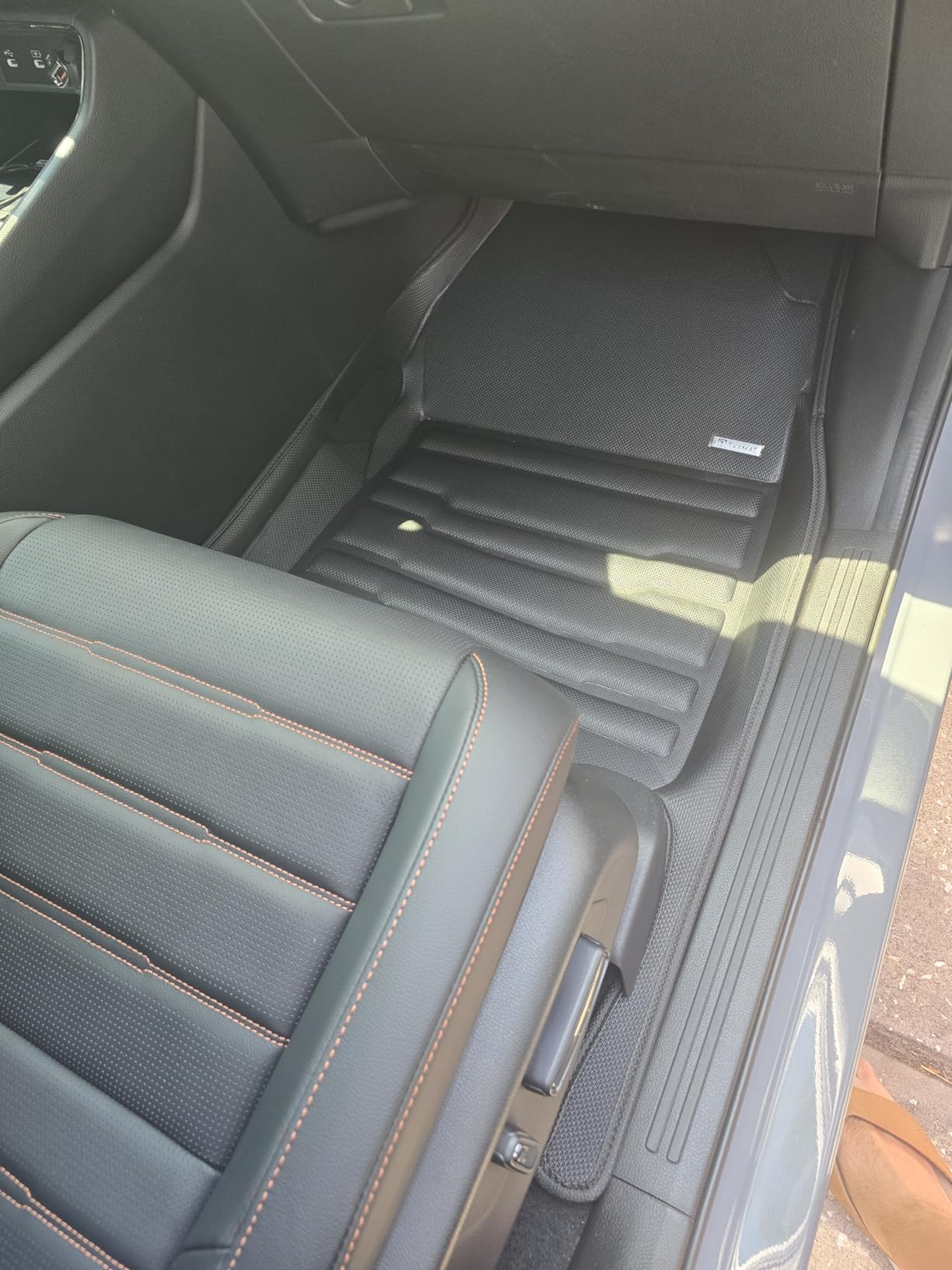 TuxMat Custom Car Mats for Honda CR-V 2023-2027 Models - Maximum Coverage, All Weather, Laser Measured - This Full Set Includes 1st and 2nd Rows customer photo 2