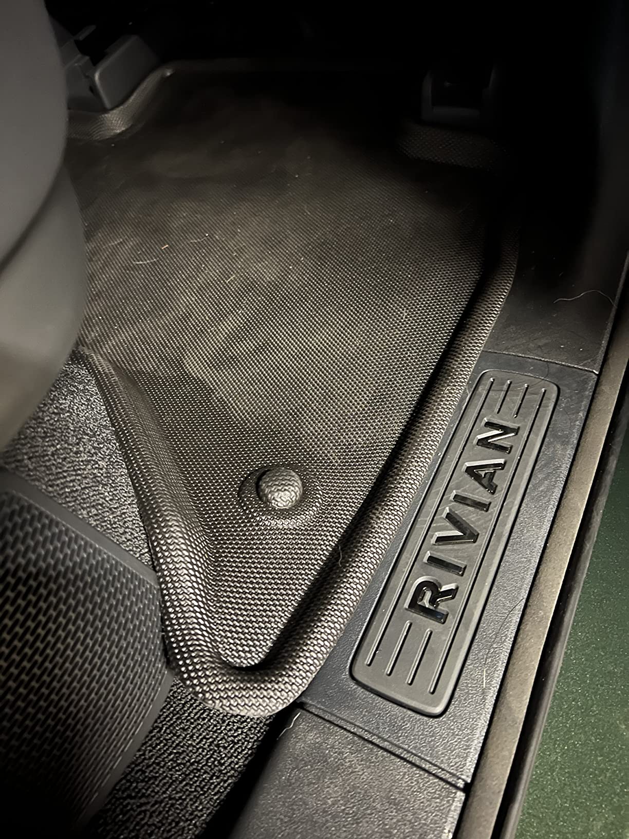 3D MAXpider Custom Fit Kagu Floor Mat (Black) Compatible with Rivian R1T 2022-2024 - Full Set customer photo 1
