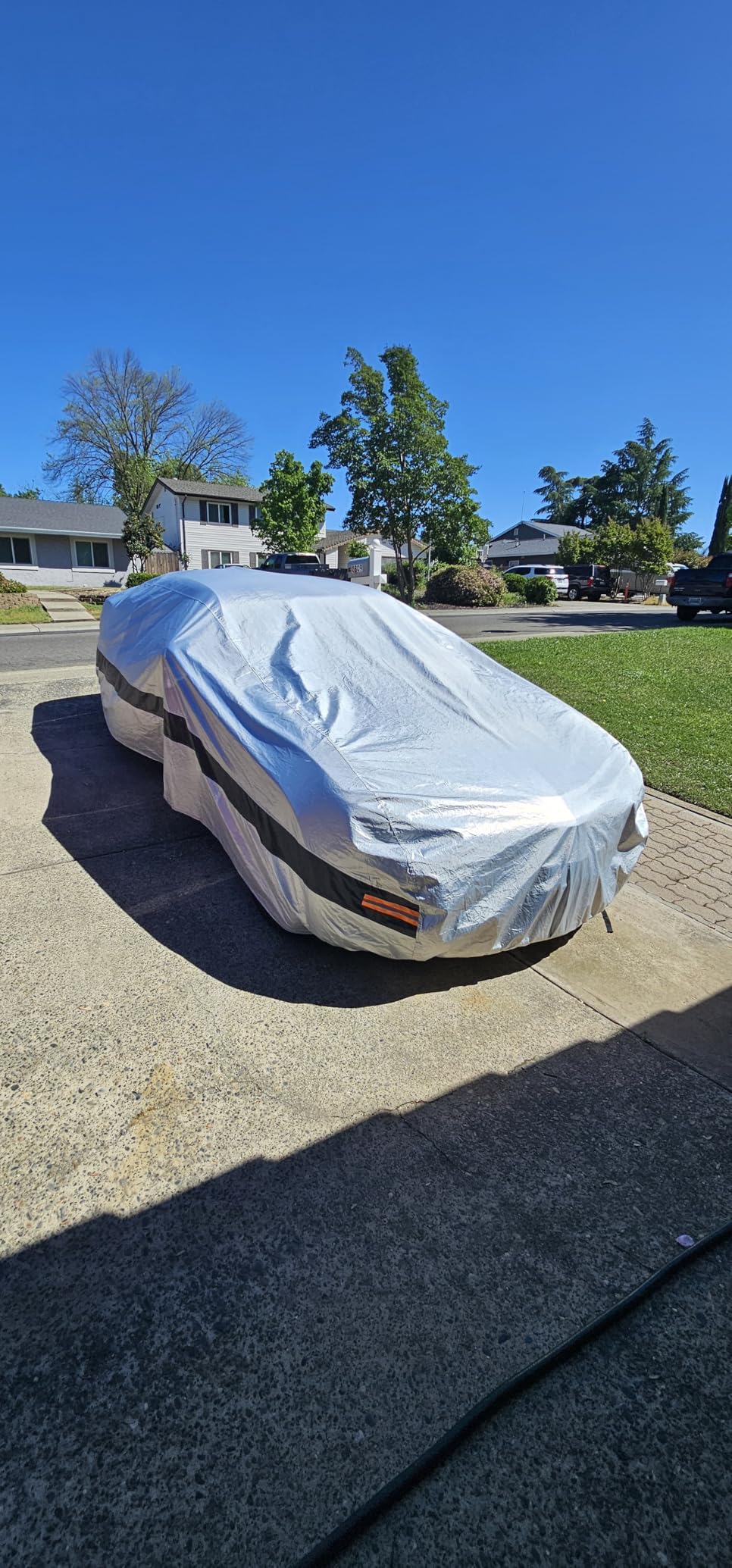 10 Layers Car Cover Waterproof All Weather for SUV, 100% Waterproof Outdoor Car Covers Rain Snow UV Dust Protection. Custom Fit for BMW X3, Audi Q5, Nissan Rogue, Chevy Equinox, etc customer photo 1