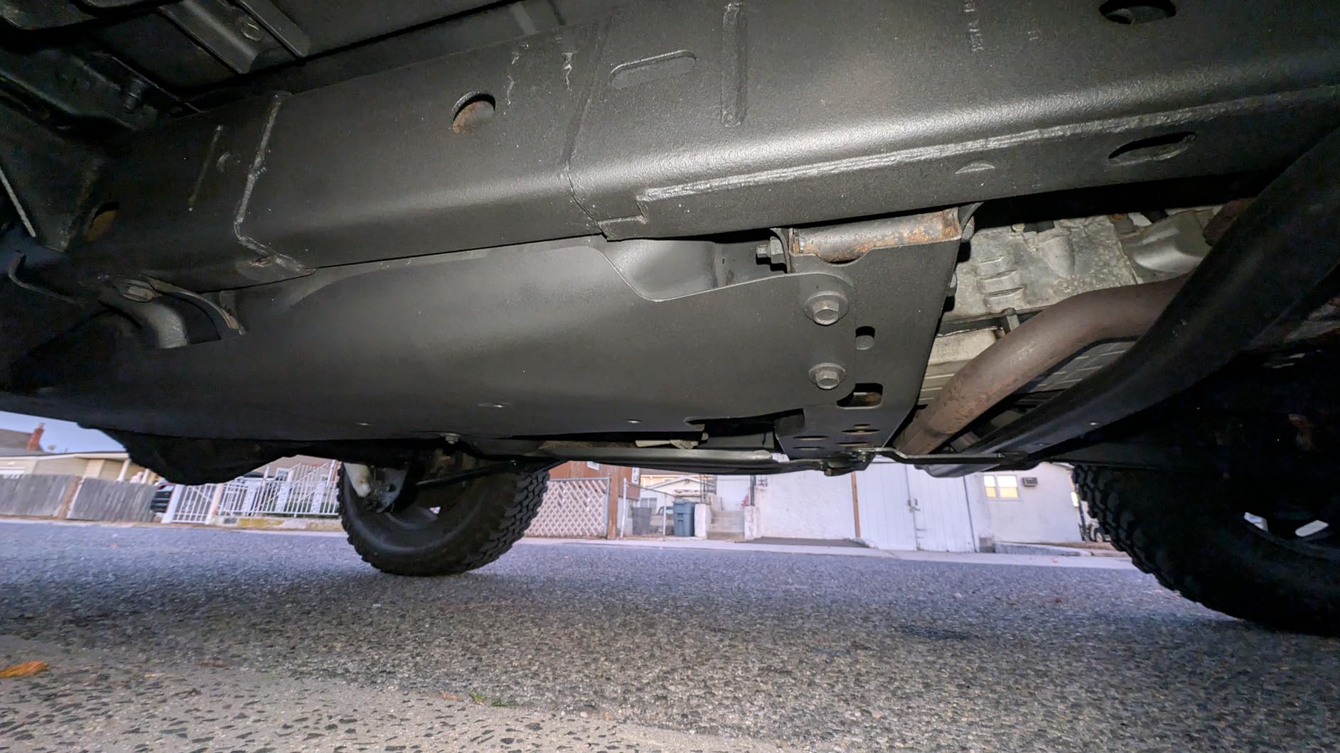 HECASA Fuel Tank Skid Plate Compatible with 2007-2018 Jeep Wrangler JK Black Replacement for 52059743AJ (NN1429) customer photo 2