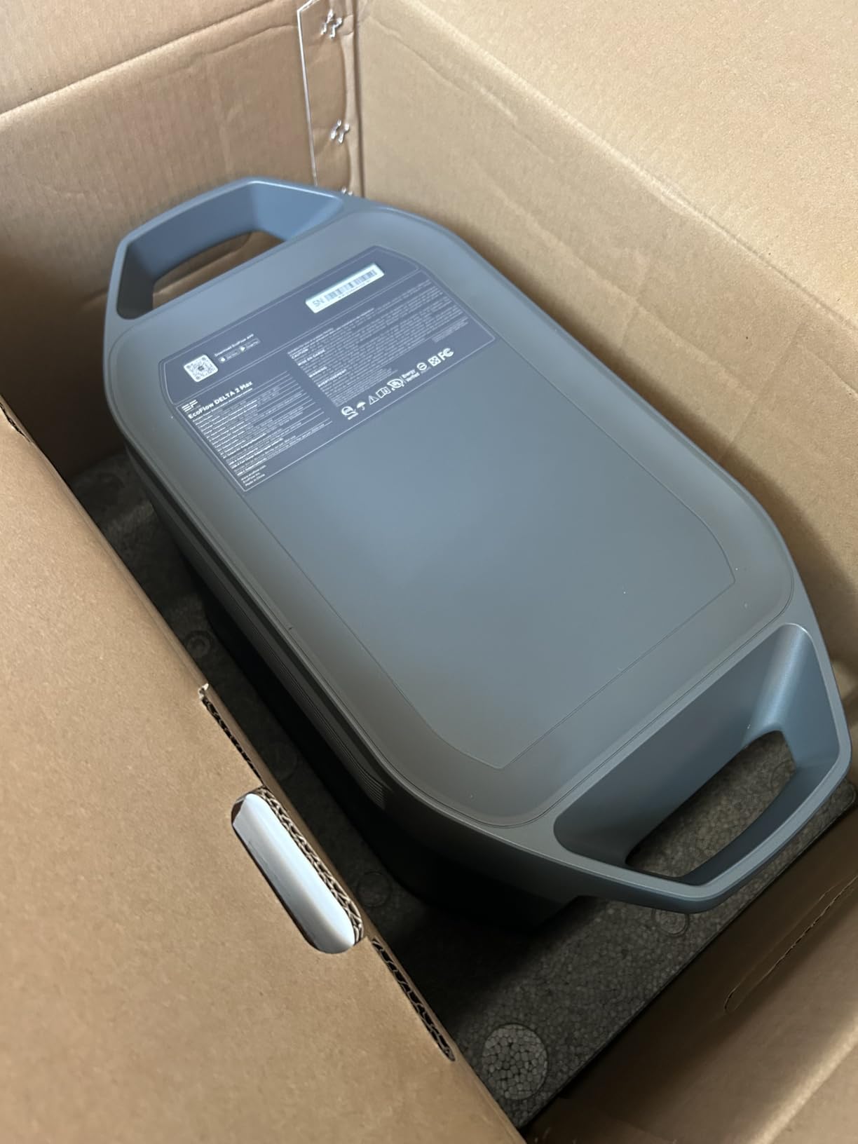 Portable Power Station DELTA 2 Max, 2400W LFP Solar Generator, Full Charge in 1 Hr, 2048Wh Solar Powered Generator for Home Backup(Solar Panel Optional) customer photo 1