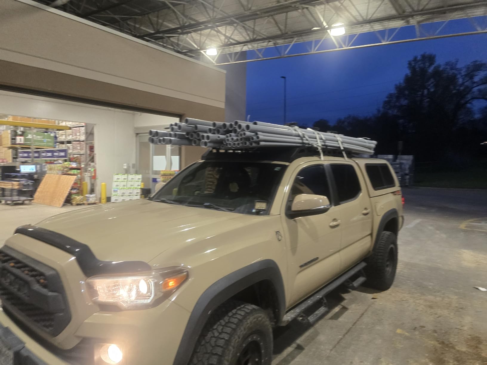CLAMBER Top Roof Rack Heavy Duty Accessories for 2005-2023 Toyota Tacoma Double Cab 4 Full-Size Doors No Drilling customer photo 1