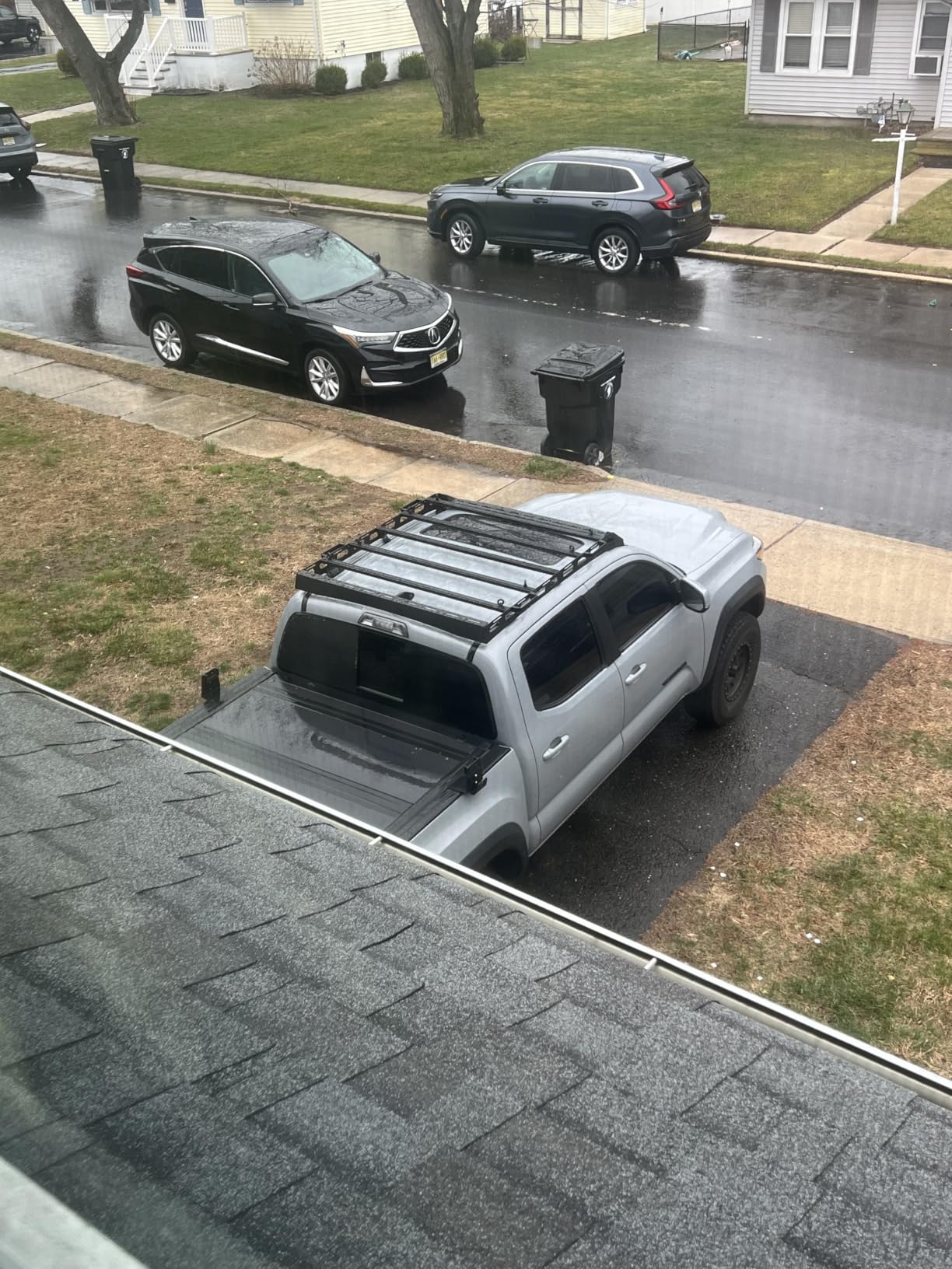 TKMAUTO Heavy Duty Top Roof Rack Compatible with 2005-2023 Tacoma Double Cab Top Luggage Holder Upper Storage customer photo 1