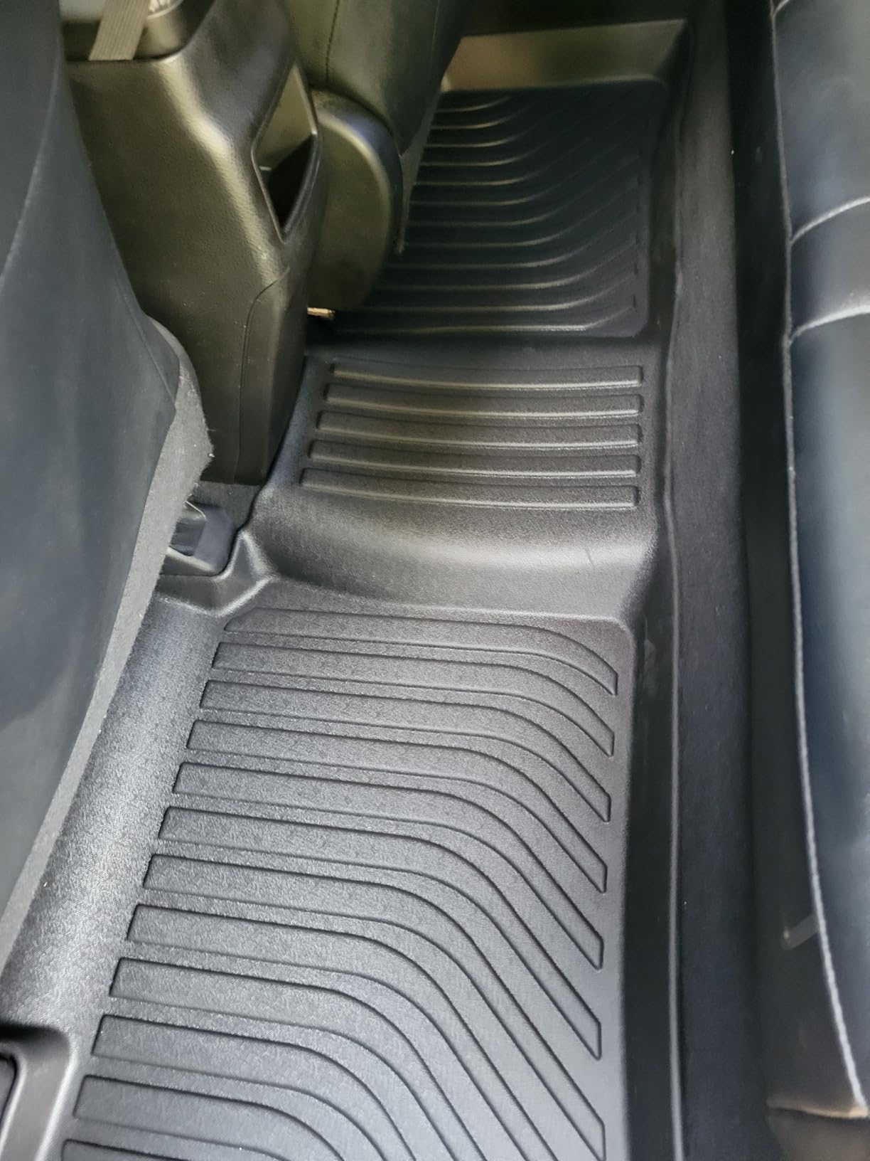 Sunsdrew Floor Mats for 2022-2024 Hyundai Ioniq 5 (Unmovable Console Only, Not for 2025), All Weather Floor Liners 1st & 2nd Row Car Mats Ioniq 5 Accessories TPE Rubber Raised Edge customer photo 2