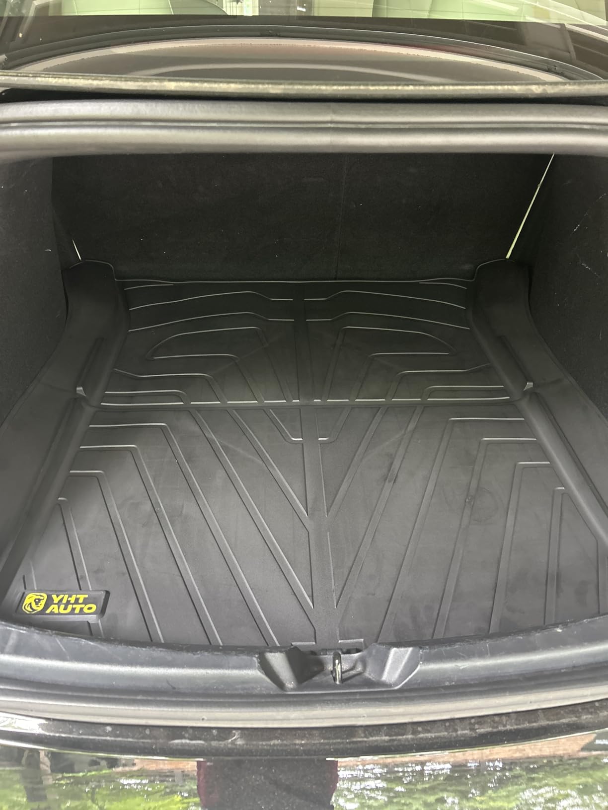 YHTAUTO Cargo Liners Compatible with Tesla Model 3 2021 2022 2023, TPE Floor Liners All Weather Custom Fit, Frunk Mat & Cargo Trunk Mat & Lower Storage Mat, Set of 3 customer photo 1