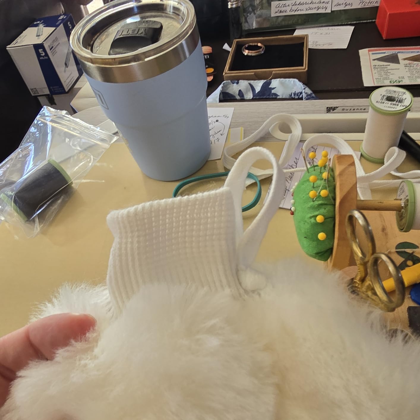 Natural Lambskin Wool Car Wash Mitt - Large Sheepskin for Wet and Dry Applications and Painters (1) customer photo 1