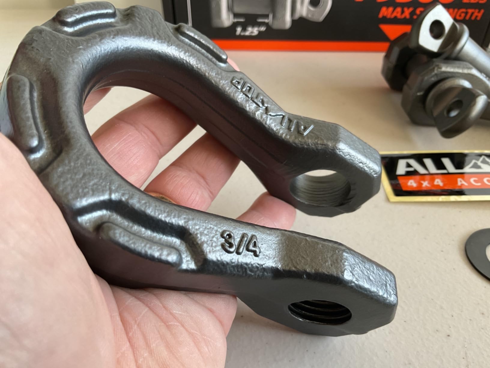 ALL-TOP D Ring Shackle (2 Pack) 3/4