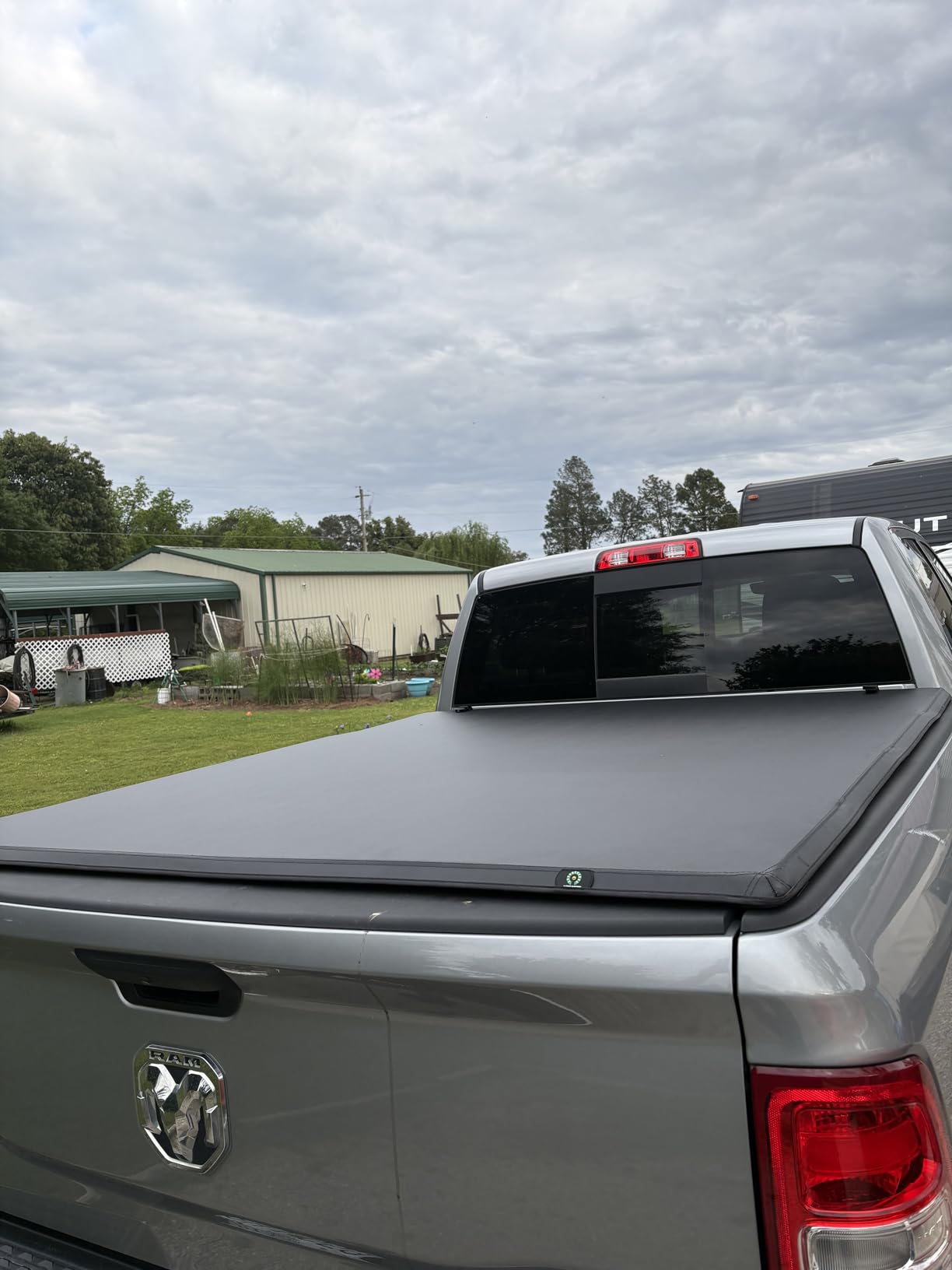 AUTOSAVER88 Soft Quad-fold Truck Bed Tonneau Cover Compatible with 2009-2026 Dodge Ram 1500 (Classic & New) 5.7ft Bed Without Rambox customer photo 1