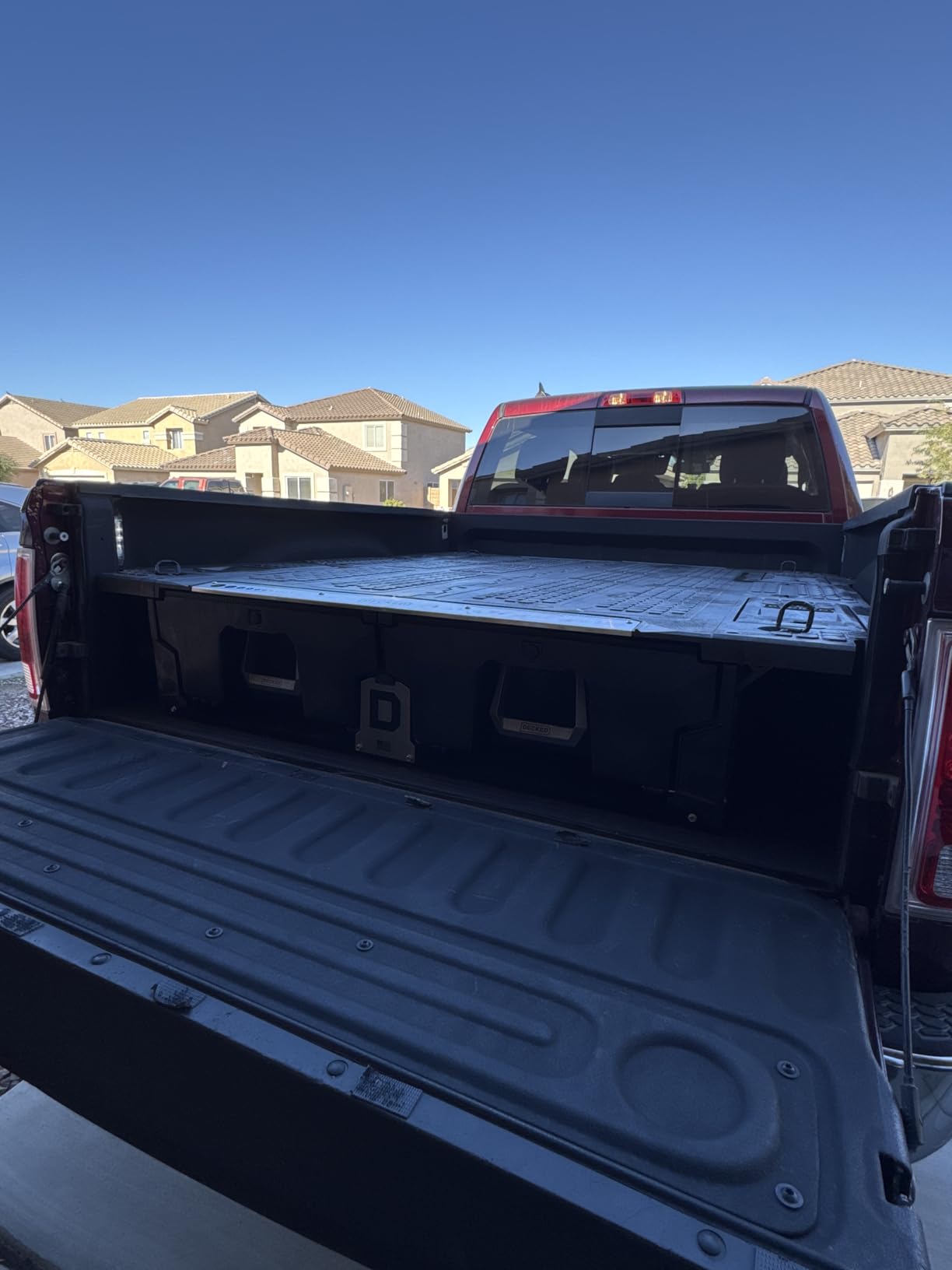 DECKED Truck Bed Storage System with System Accessories | Compatible with RAM 1500 (2019-current) 5'7