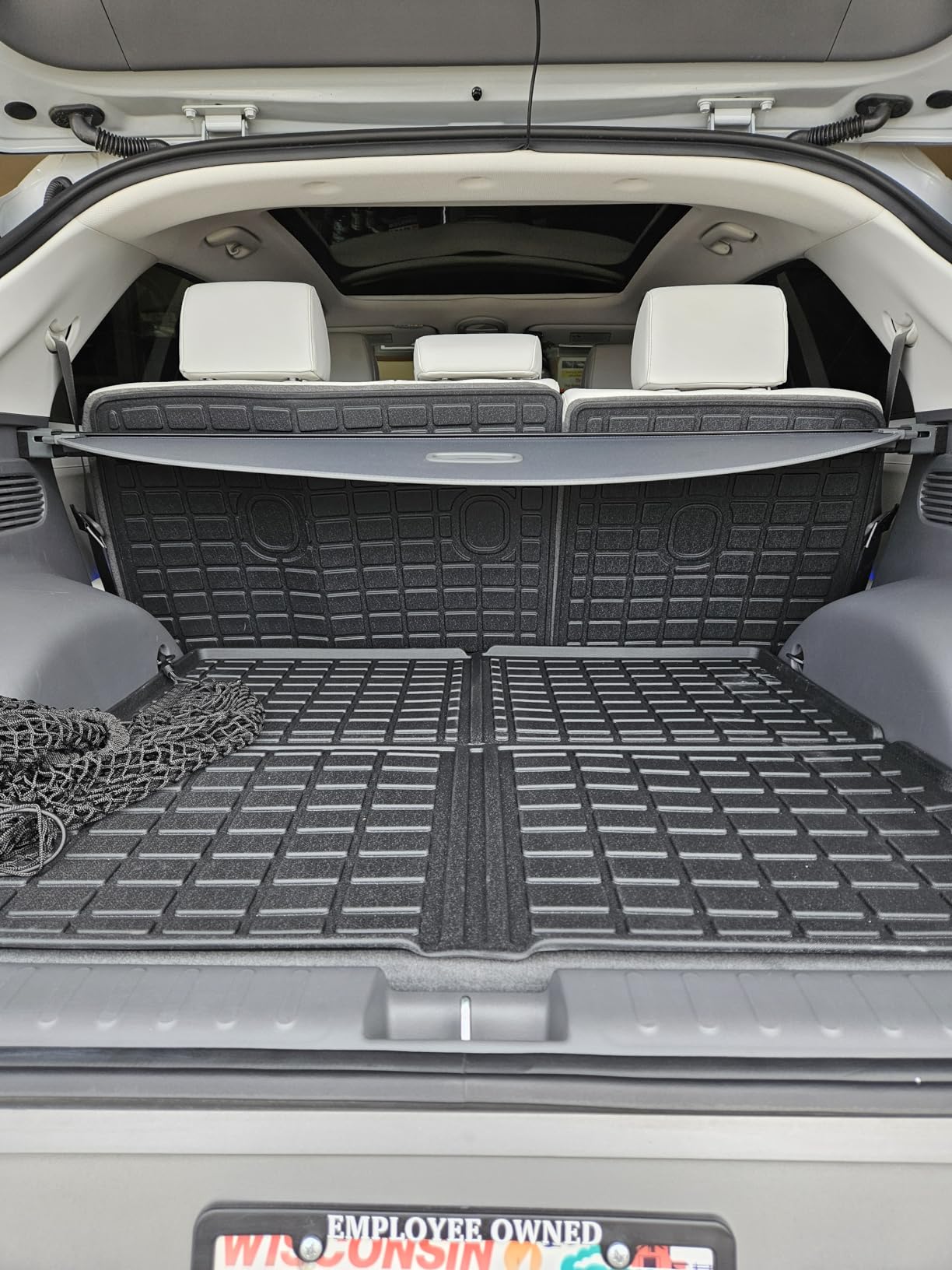 Cargo Mat Compatible with 2022-2024 Hyundai Ioniq 5 & 2025-2026 Ioniq 5 N Trunk Mat Cargo Liner All Weather Back Seat Cover Protector 2023 Ioniq5 Accessories (Trunk Mat+Backrest Mats) customer photo 1
