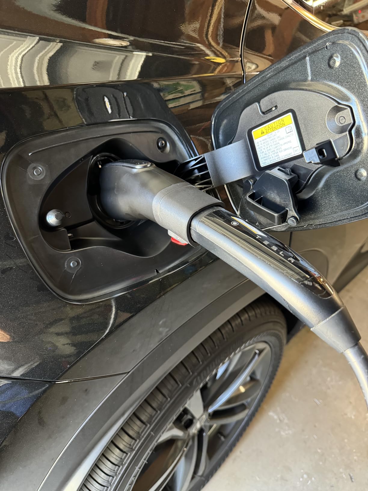 Zanch Tesla to J1772 Adapter, Military-Grade Quality, 60A 250V AC for J1772/CCS1 EVs, Compatible with Tesla Level 2 Wall Connector, Mobile Connector & Destination Charging Station - Black customer photo 1