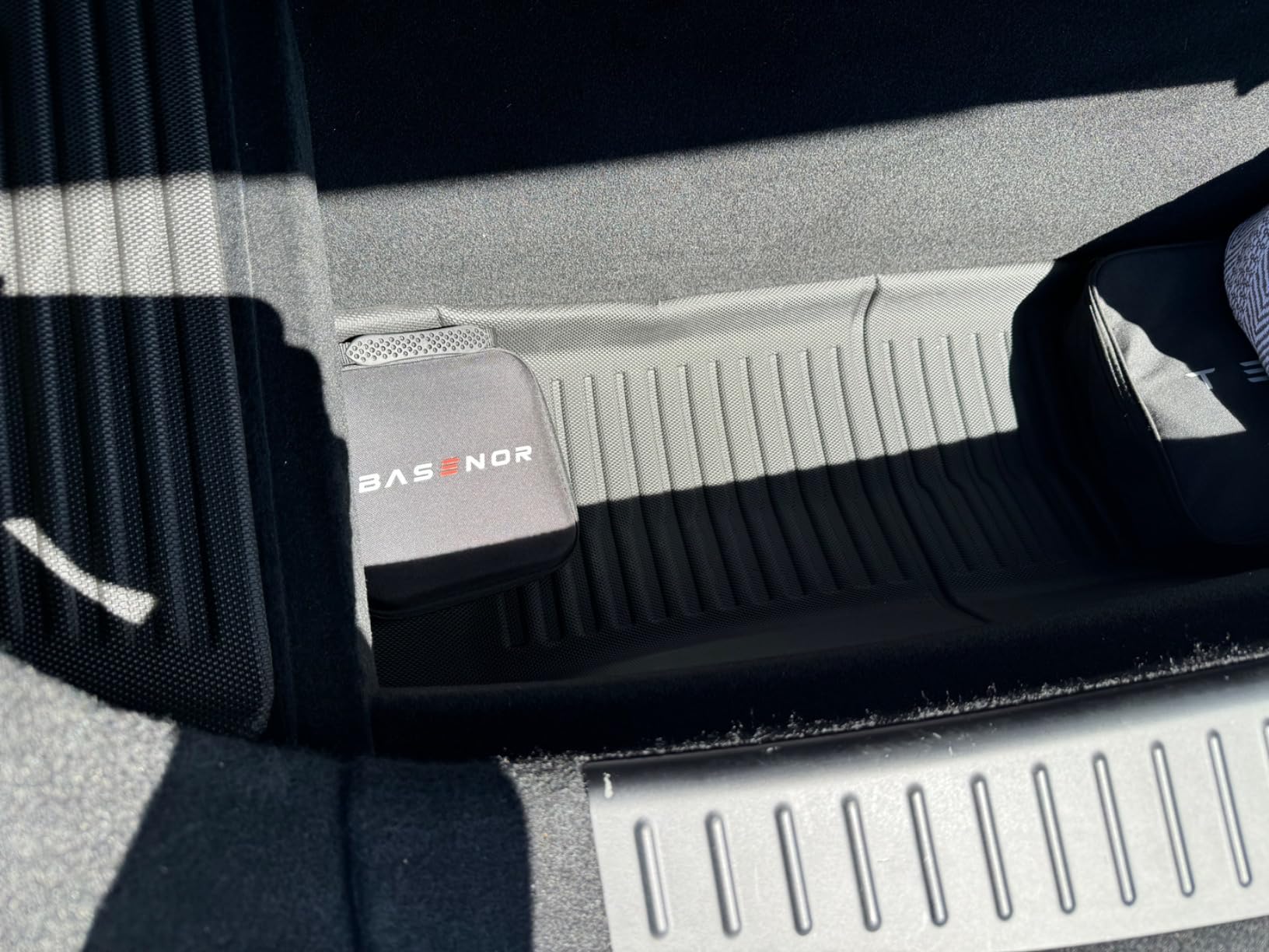 BASENOR 2026 7PCS Floor Mats for Tesla Model S Model S Plaid 3D Material Cargo Liners All-Weather Car Mats Anti-Slip Trunk Mat Model S Accessories Custom Fit 2021-2026 customer photo 1