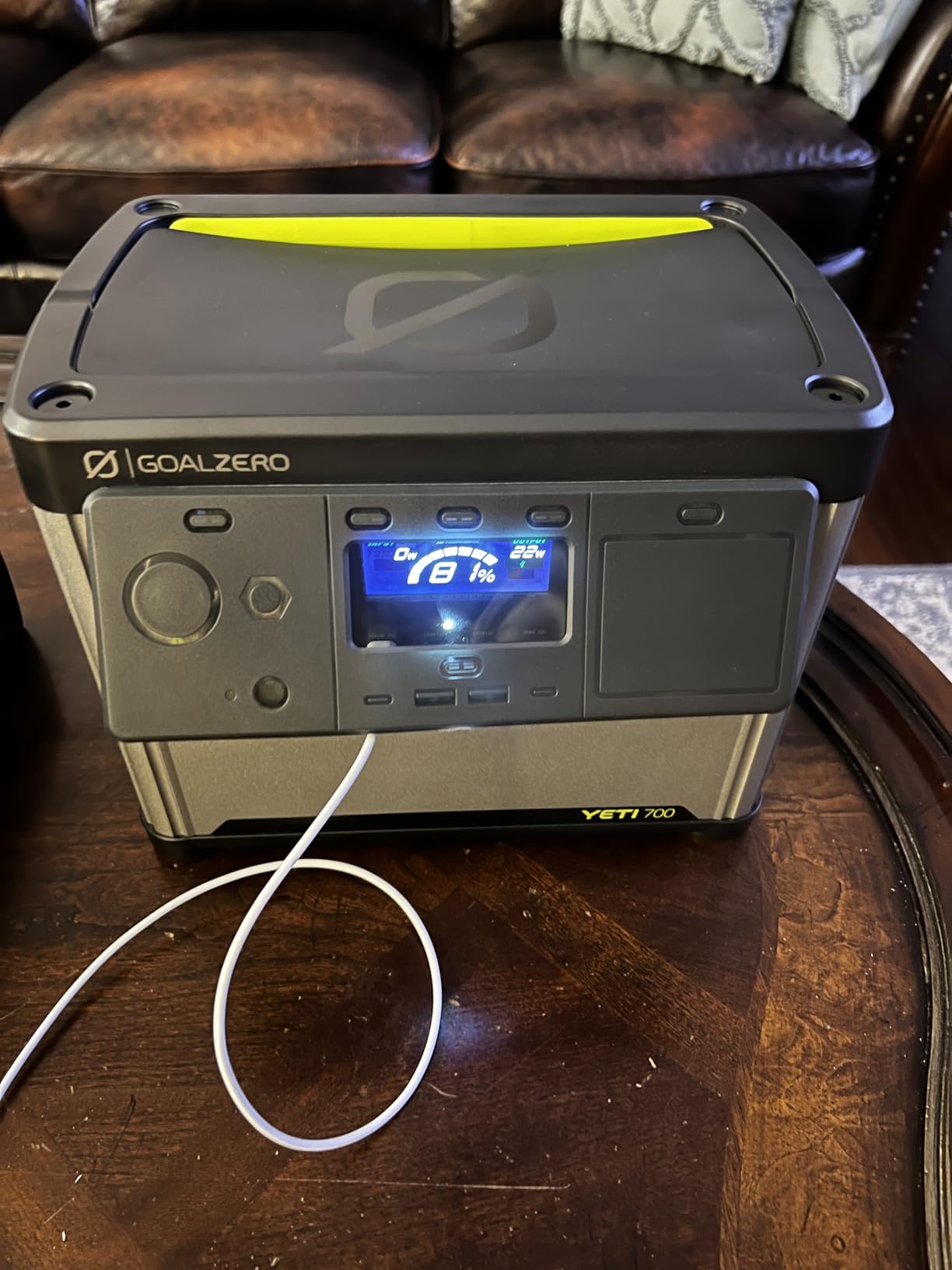 Yeti Portable Power Station, Yeti 700, 677 Watt Hour LiFePO4 Battery, Water Resistant & Dustproof Solar Generator for Outdoors, Camping, Tailgating, & Home, Clean Renewable Off-Grid Power customer photo 1