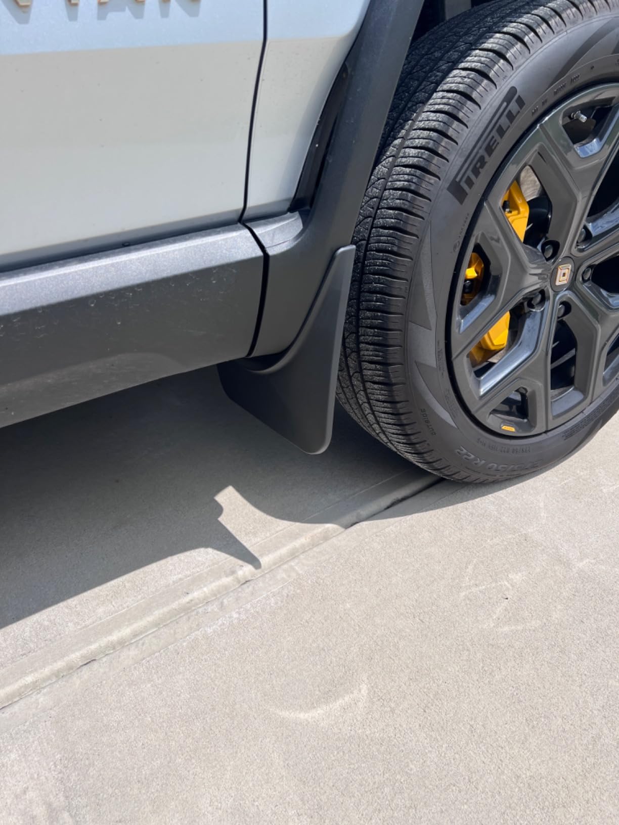 BestEvMod Mud Flaps Splash Guards Compatible with Rivian R1T 2022-2025 2026 Accessories Splash Fender Winter Vehicle Sediment Dirt Protection Set of 4 No Need to Drill Holes customer photo 2