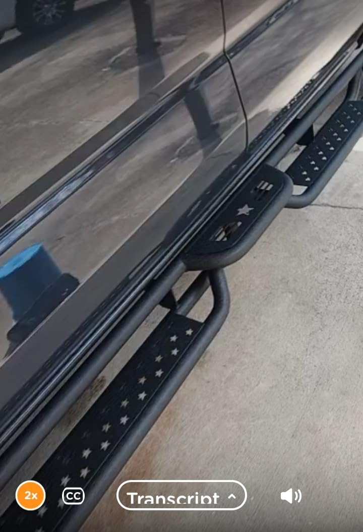 Crew Cab Running Boards Side Steps Compatible with 2019-2026 Chevy Silverado & GMC Sierra 1500 (Excl 2019 Ld/Lt), 2020-2026 Chevrolet Silverado/GMC Sierra 2500 HD 3500 HD Crew Cab customer photo 2