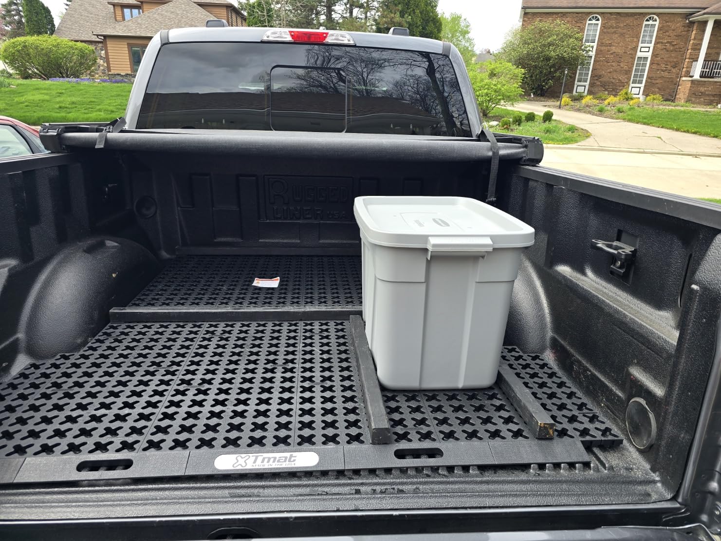 Tmat Truck Bed Organizer Storage System Slide Out Mat (Universal Fit for Standard Beds 6'6