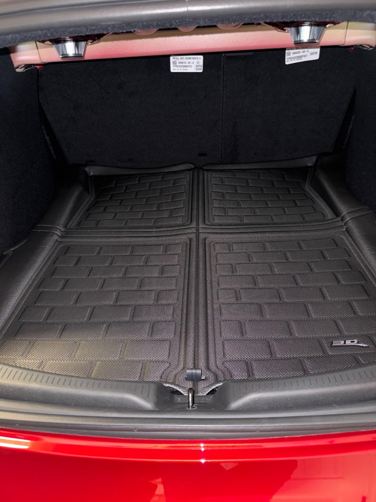 3D MAXpider Custom Fit Kagu Floor Mat (Black) Compatible with Tesla Model 3 Highland 2024-2026 - Full Set customer photo 1