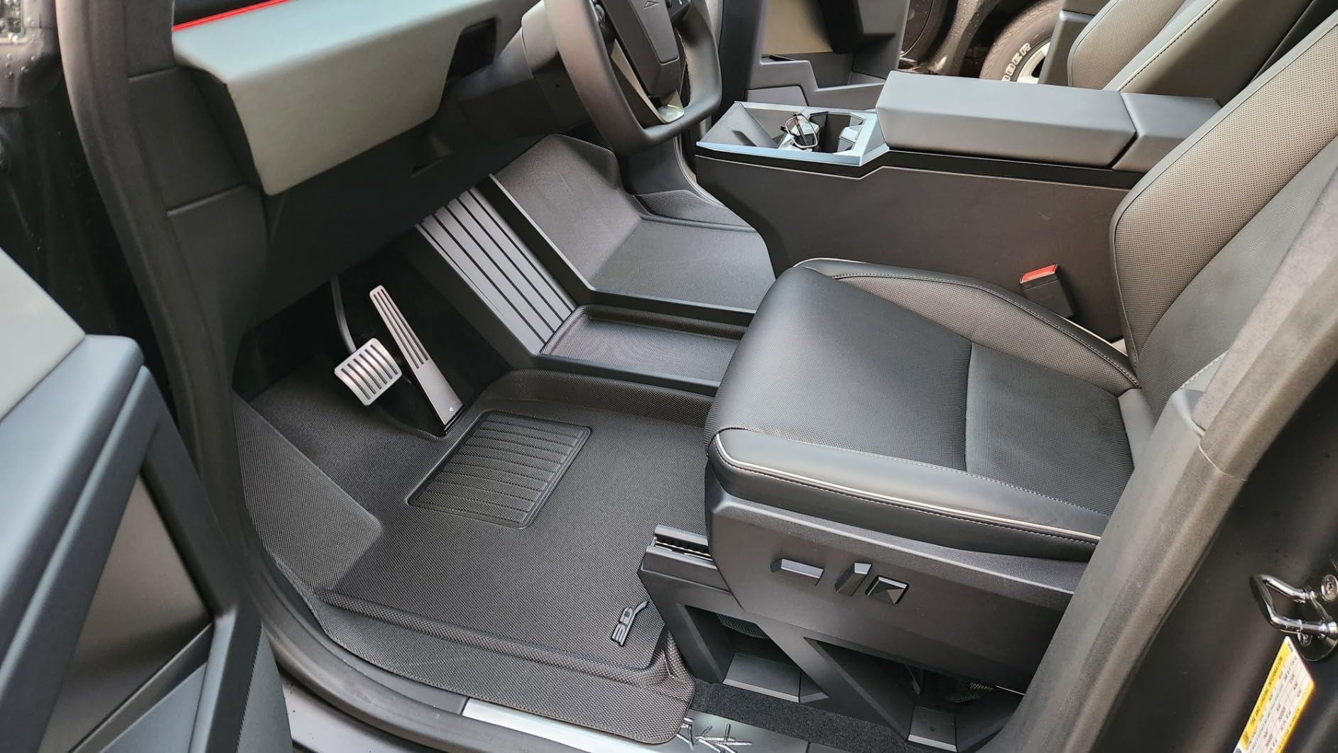 3D MAXpider Custom Fit Kagu Floor Mat (Black) Compatible with Tesla Cybertruck 2024-2026 - R1 R2 customer photo 1