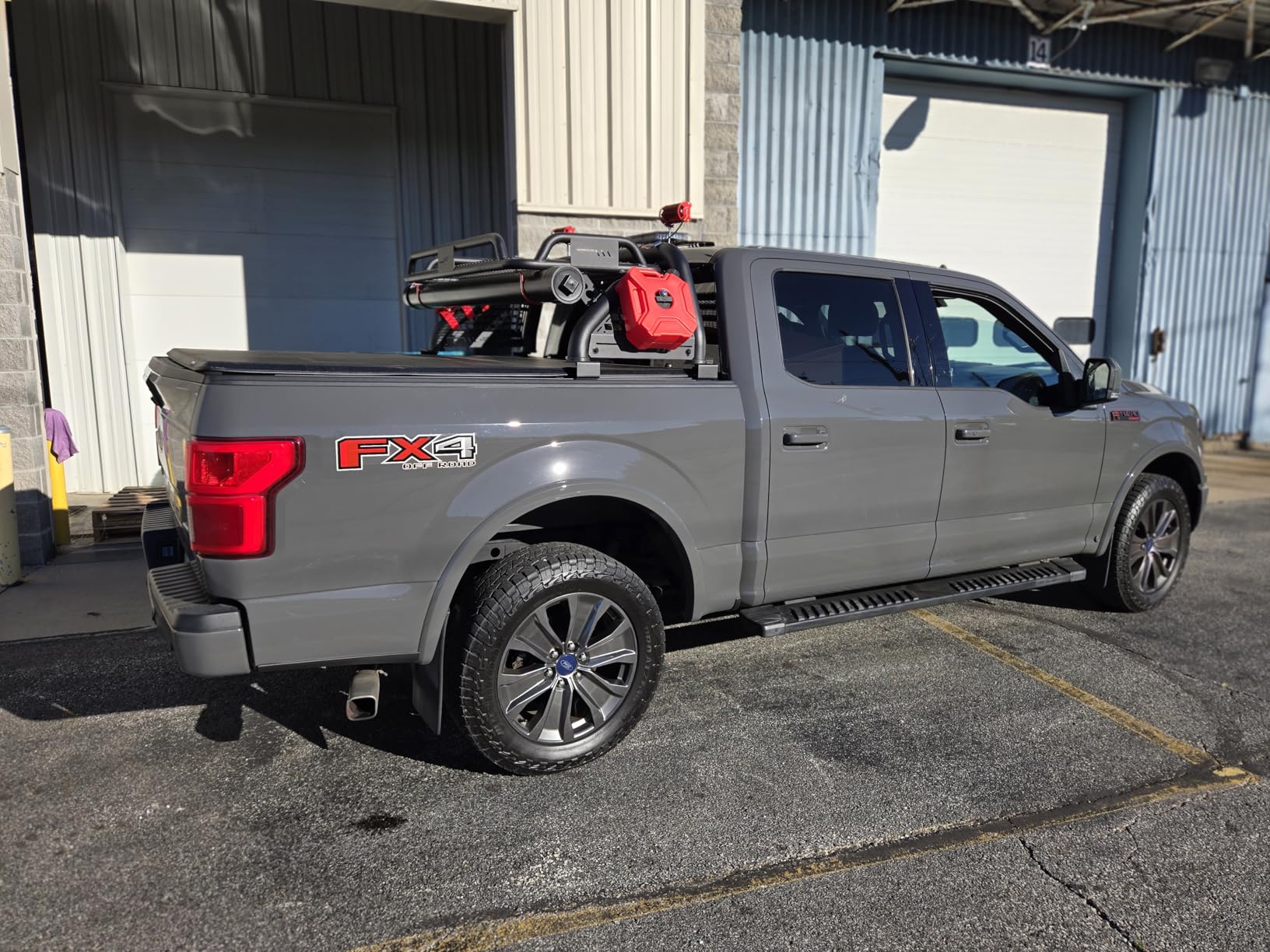 JOYTUTUS Roll Bar with Cargo Basket for Full-Size Truck, Extendable Chase Rack Pickup Sports Bar customer photo 1